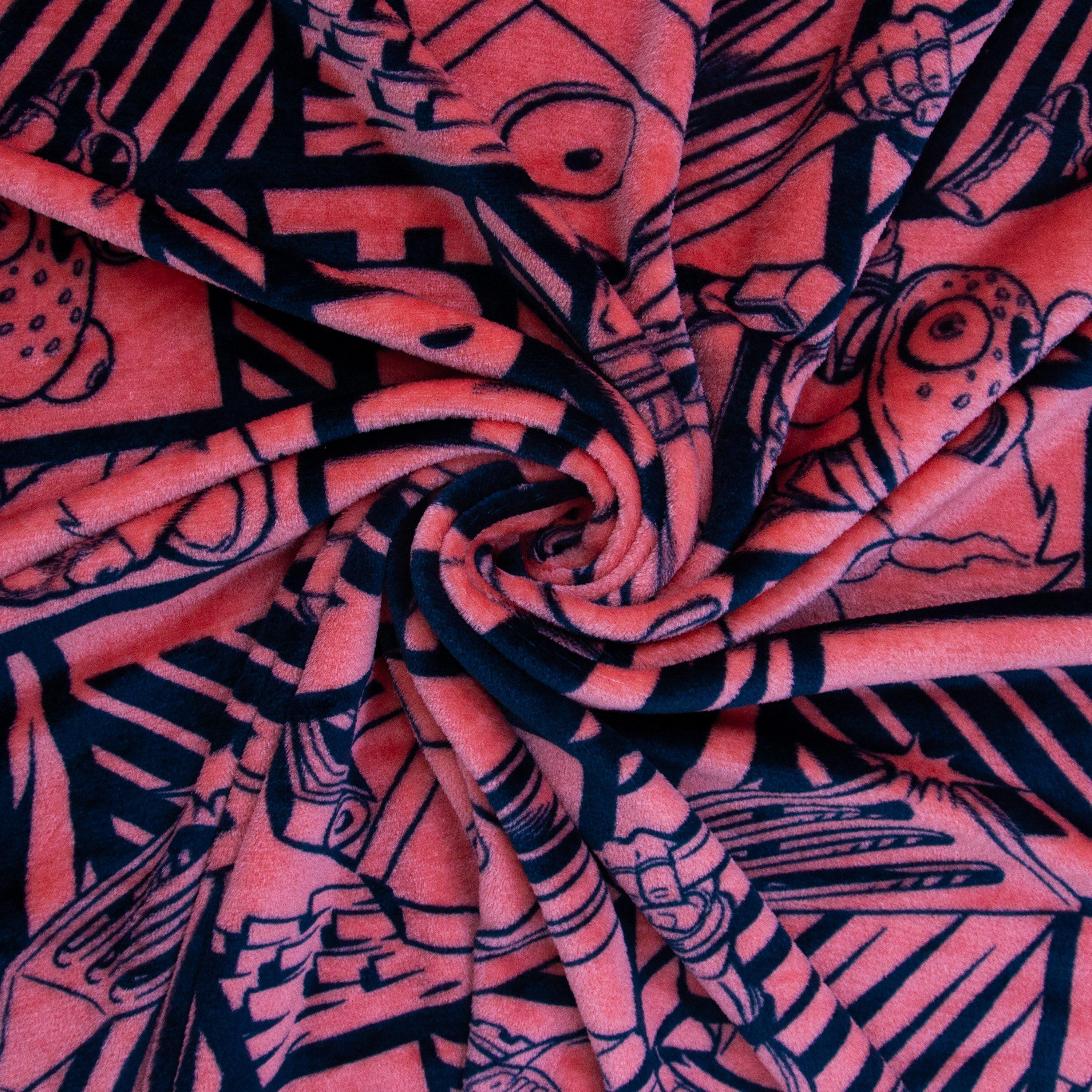 Red - Fortnite - Fortnite Clutch Fleece Blanket - 4