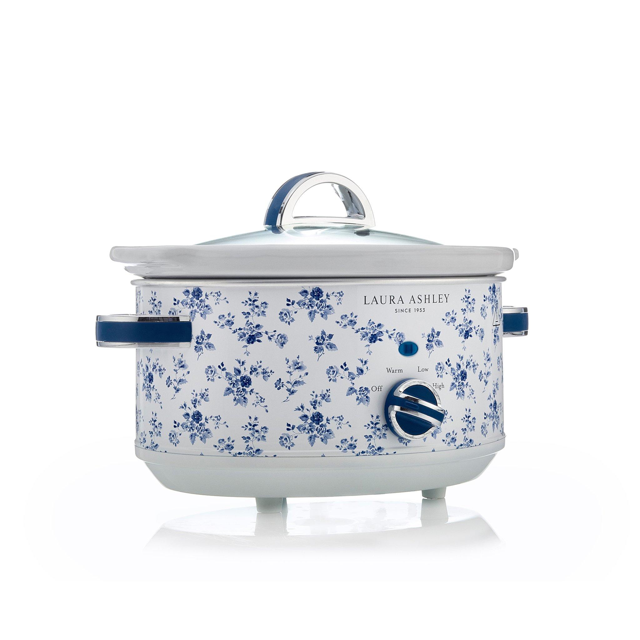 White - View Quest - Laura Ashley 3.5L Slow Cooker China Rose - 5