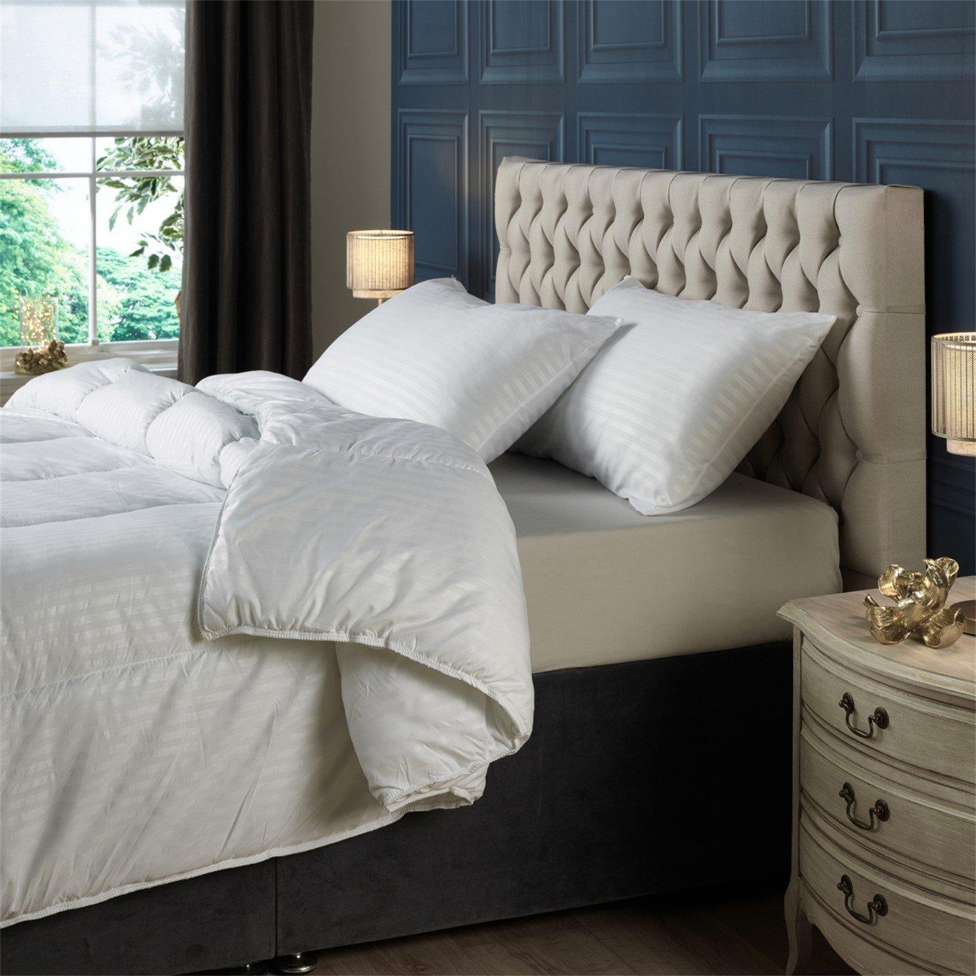 White - Downland - Downland Hotel Collection 15 Tog Duvet - 5