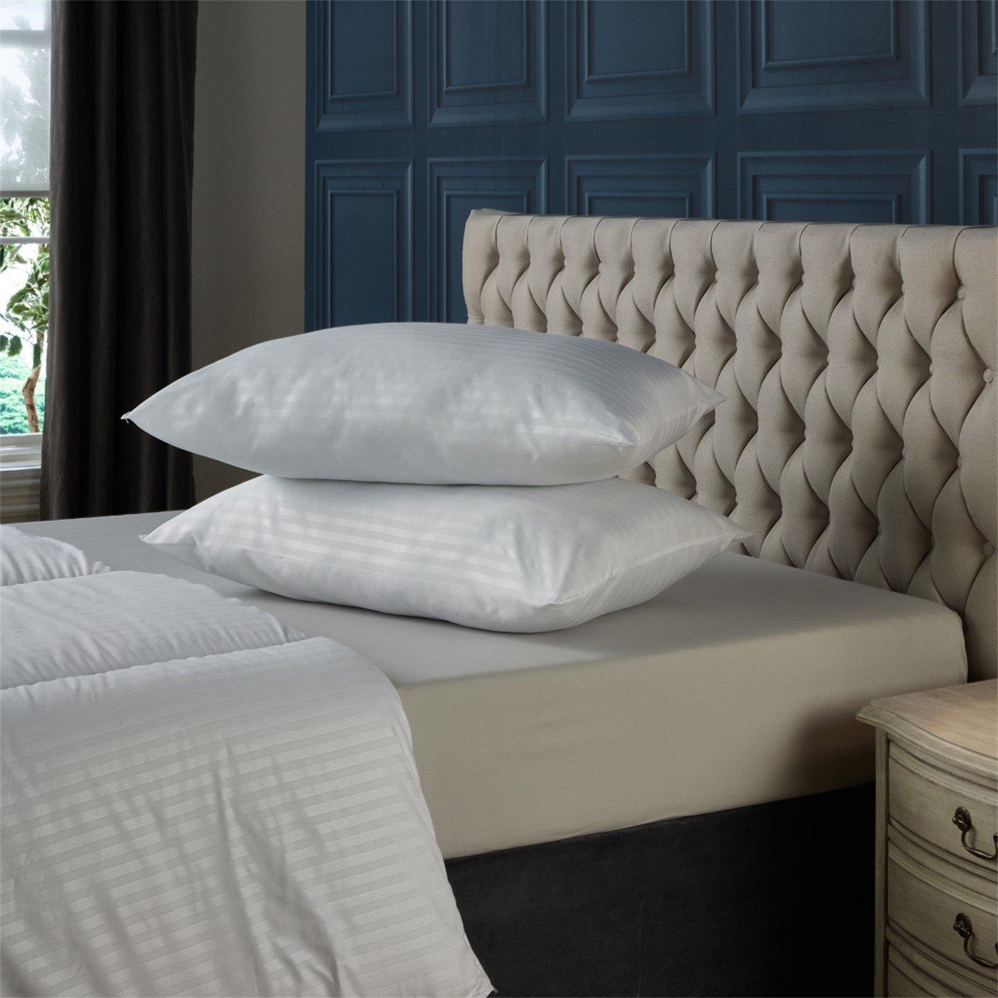 White - Downland - Downland Hotel Collection Pillow Pair - 2