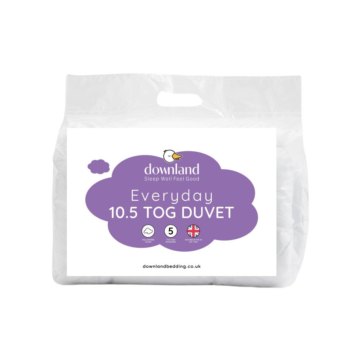 White - Downland - Everyday Essential 10.5 tog Duvet - 1