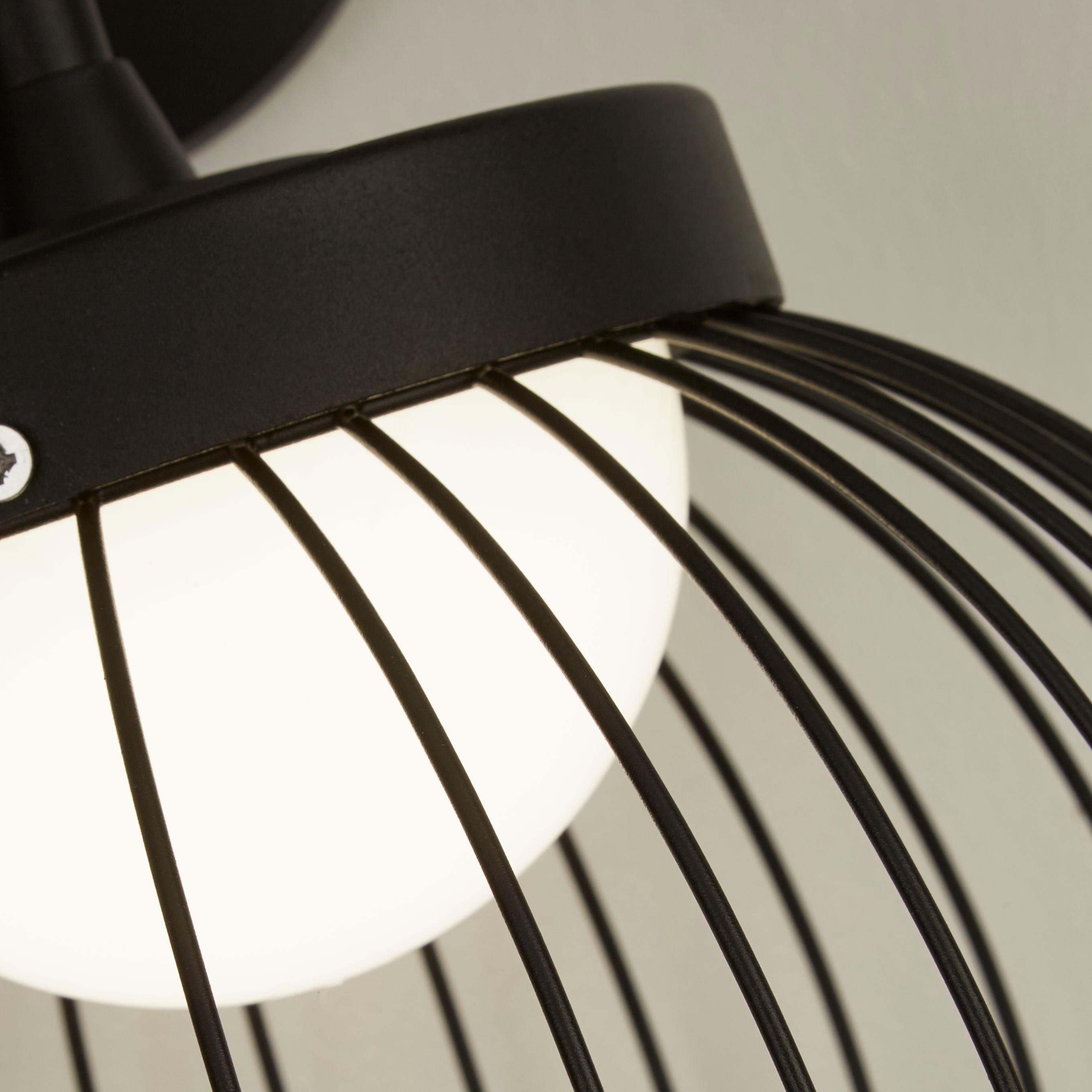 Black And Opal - Lighting Collection - CAGE - LED OUTDOOR WALL LIGHT - 4
