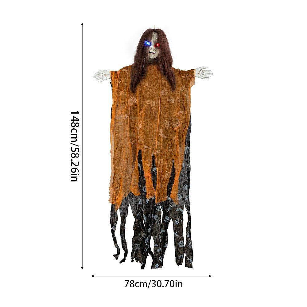 Brown - LIFE IDEAS - Halloween Scary Hanging Ghost - 2