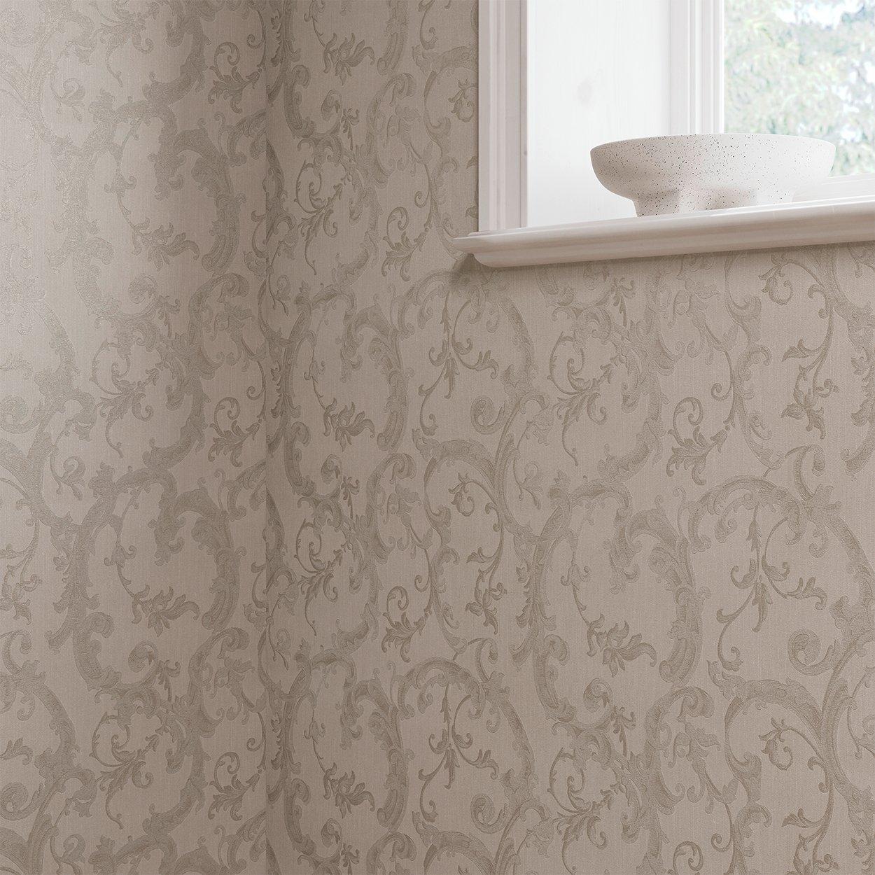 Beige - Boutique - Florentine Earth Wallpaper - 5