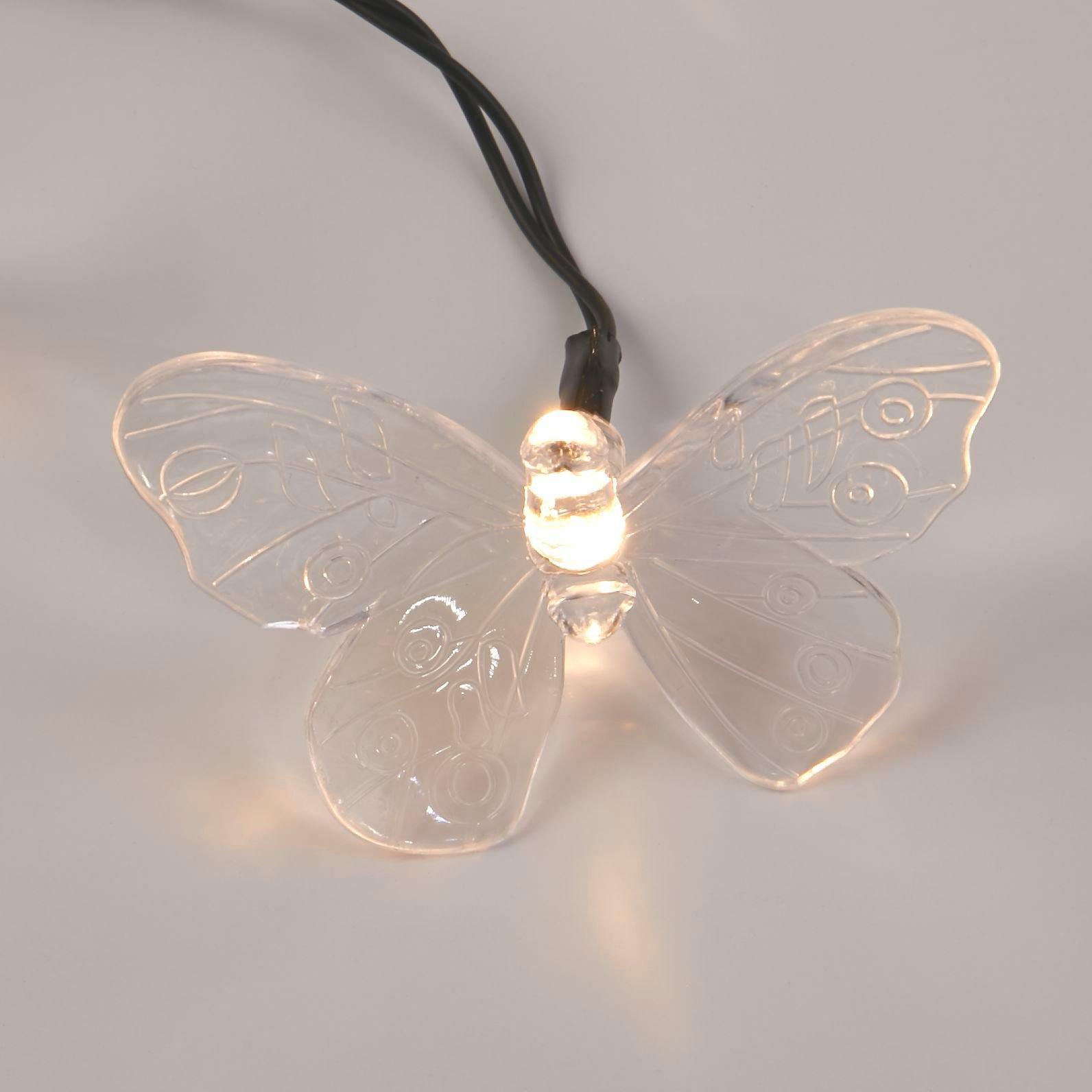 Black And Clear - Lighting Collection - BUTTERFLY BATTERY STRING LIGHTS - 4