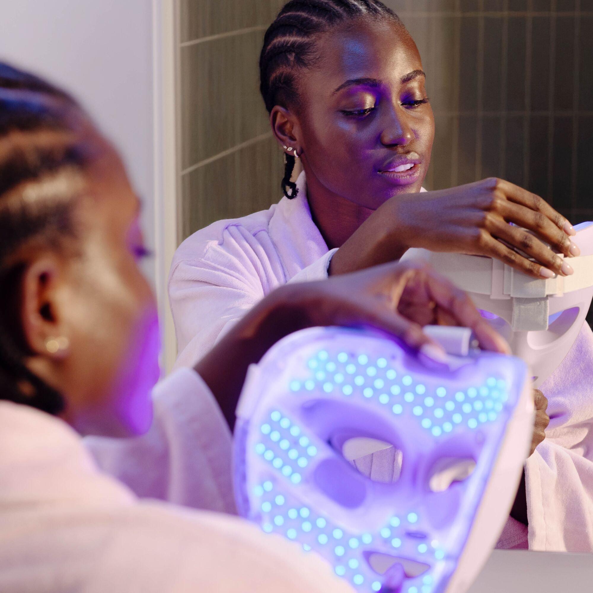 Shark Beauty | CryoGlow LED Mask FW312UKPK Spa Pink | Flannels