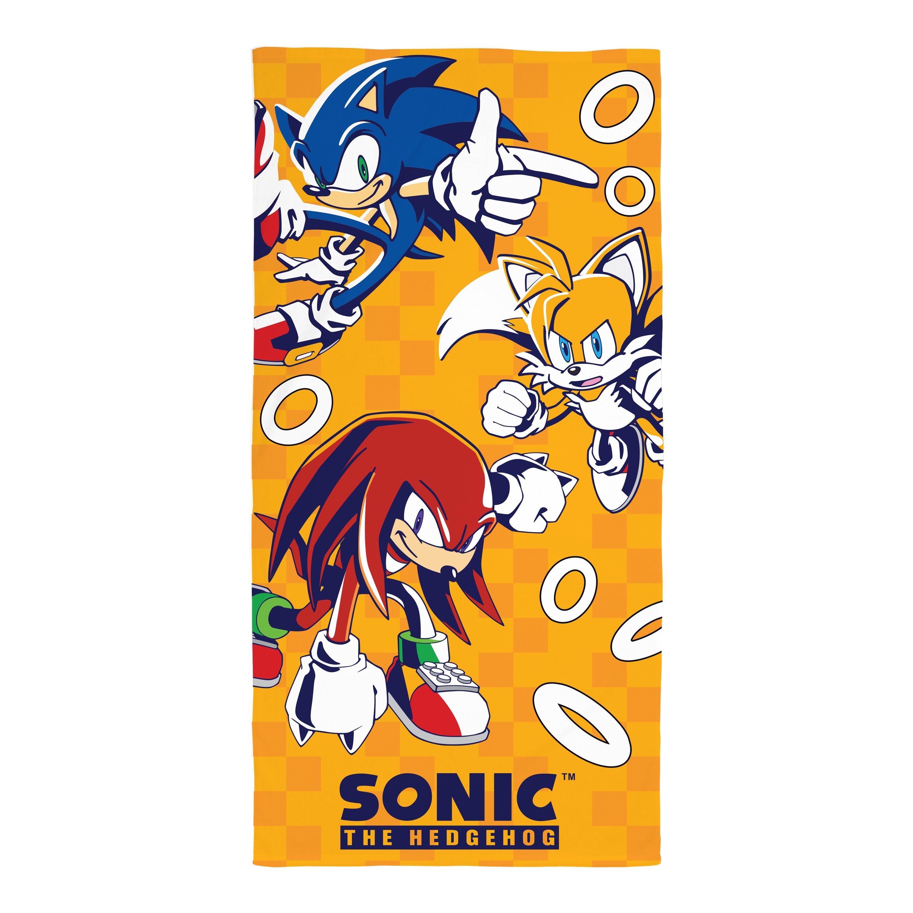 Orange - Sonic - Sonic The Hedgehog Play Beach Towel - 1