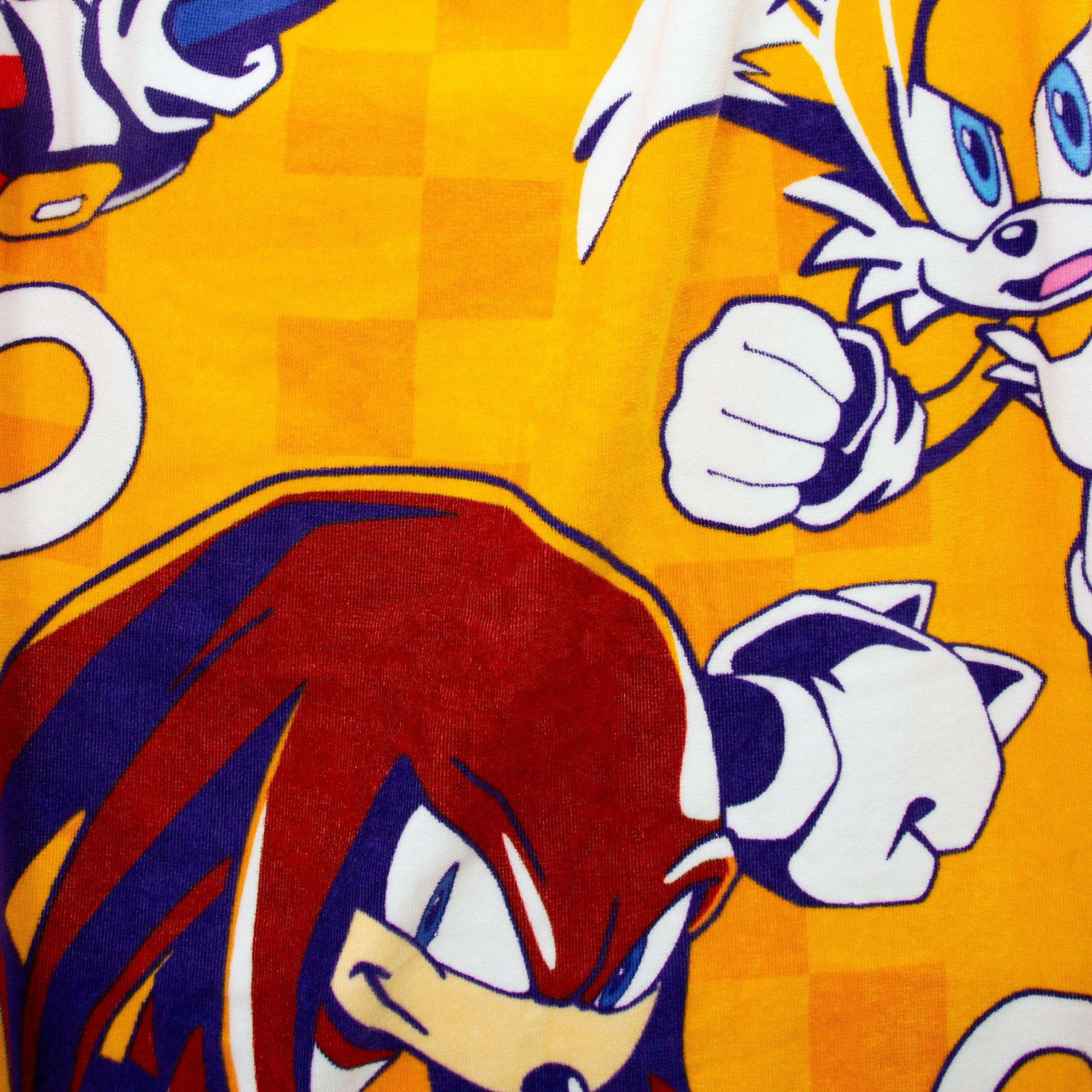 Orange - Sonic - Sonic The Hedgehog Play Beach Towel - 3