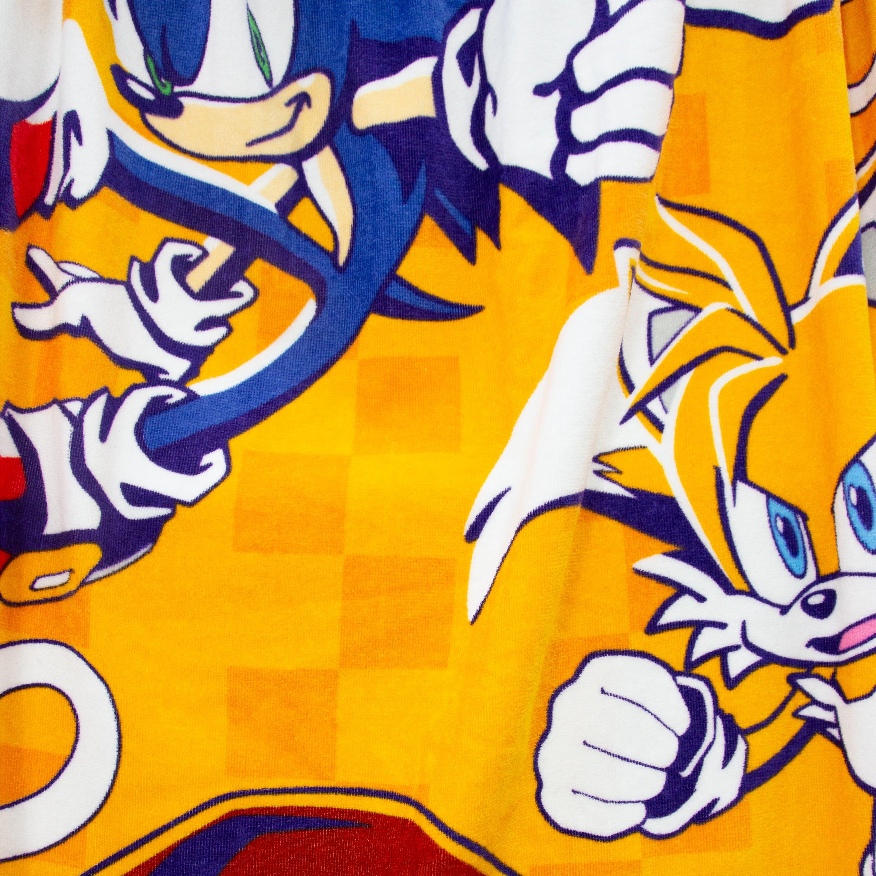 Orange - Sonic - Sonic The Hedgehog Play Beach Towel - 4