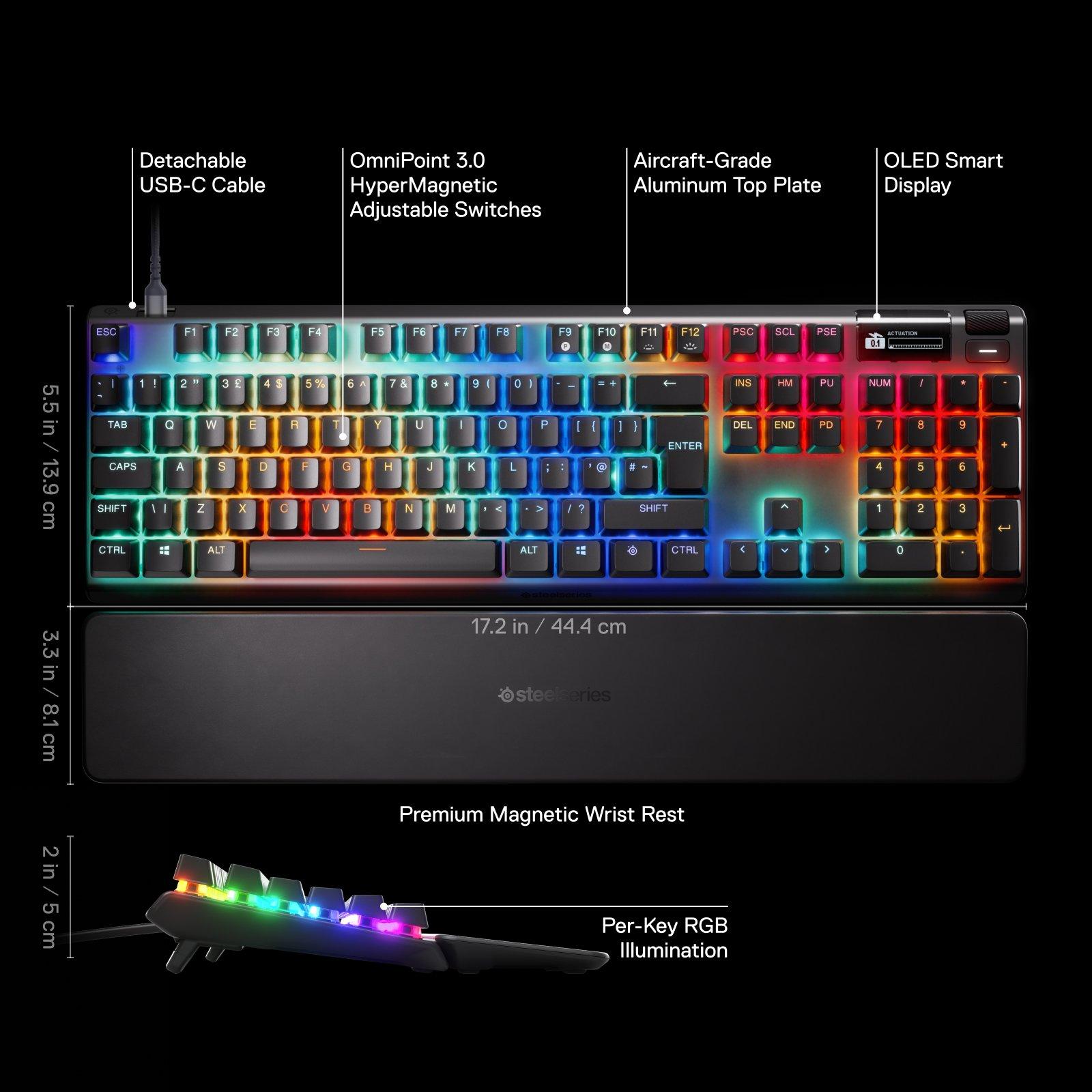SteelSeries SteelSeries Apex Pro Gen 3 Gaming Keyboard | FRASERS