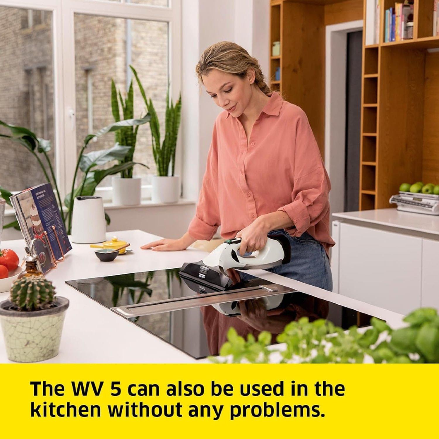 White - Karcher - Karcher WV 5 Plus Window Vacuum Cleaner - White - 4