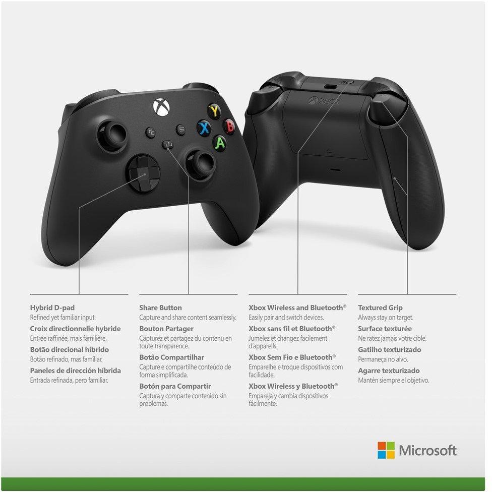 XBS - Xbox - Wireless Controller - Carbon Black - 4