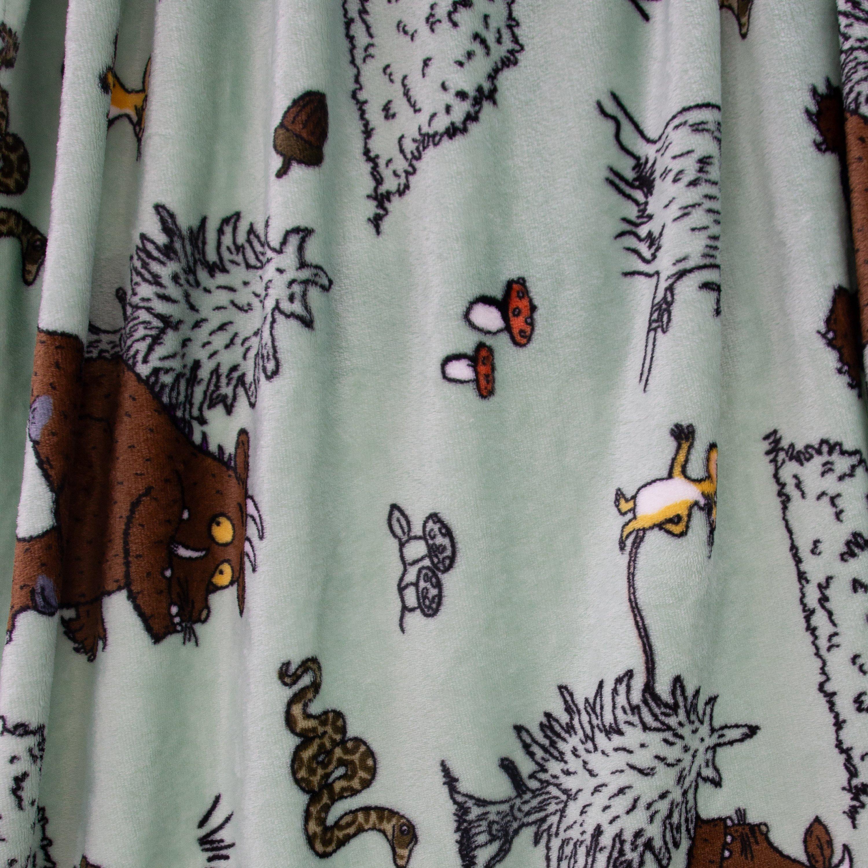 Green - Gruffalo - The Gruffalo Woodland Fleece Blanket - 2
