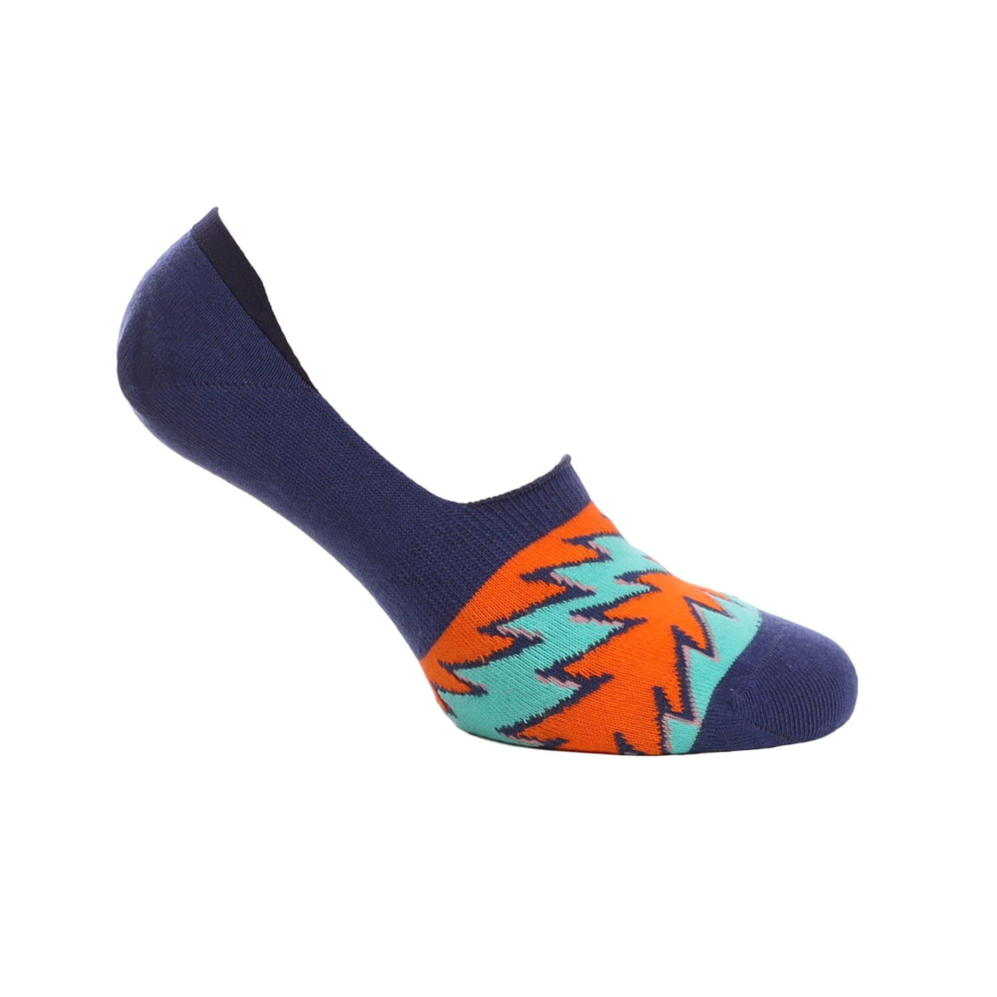 Navy - Happy Socks - Rock N Roll Stripe Liner Socks - 2