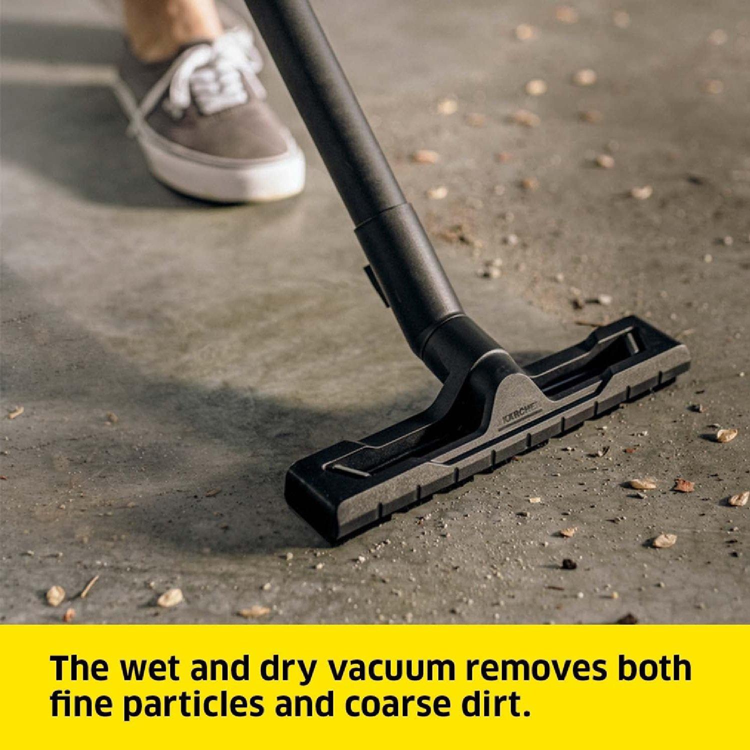 Yellow - Karcher - WD 2 Plus Cylinder Wet & Dry Vacuum Cleaner - 4