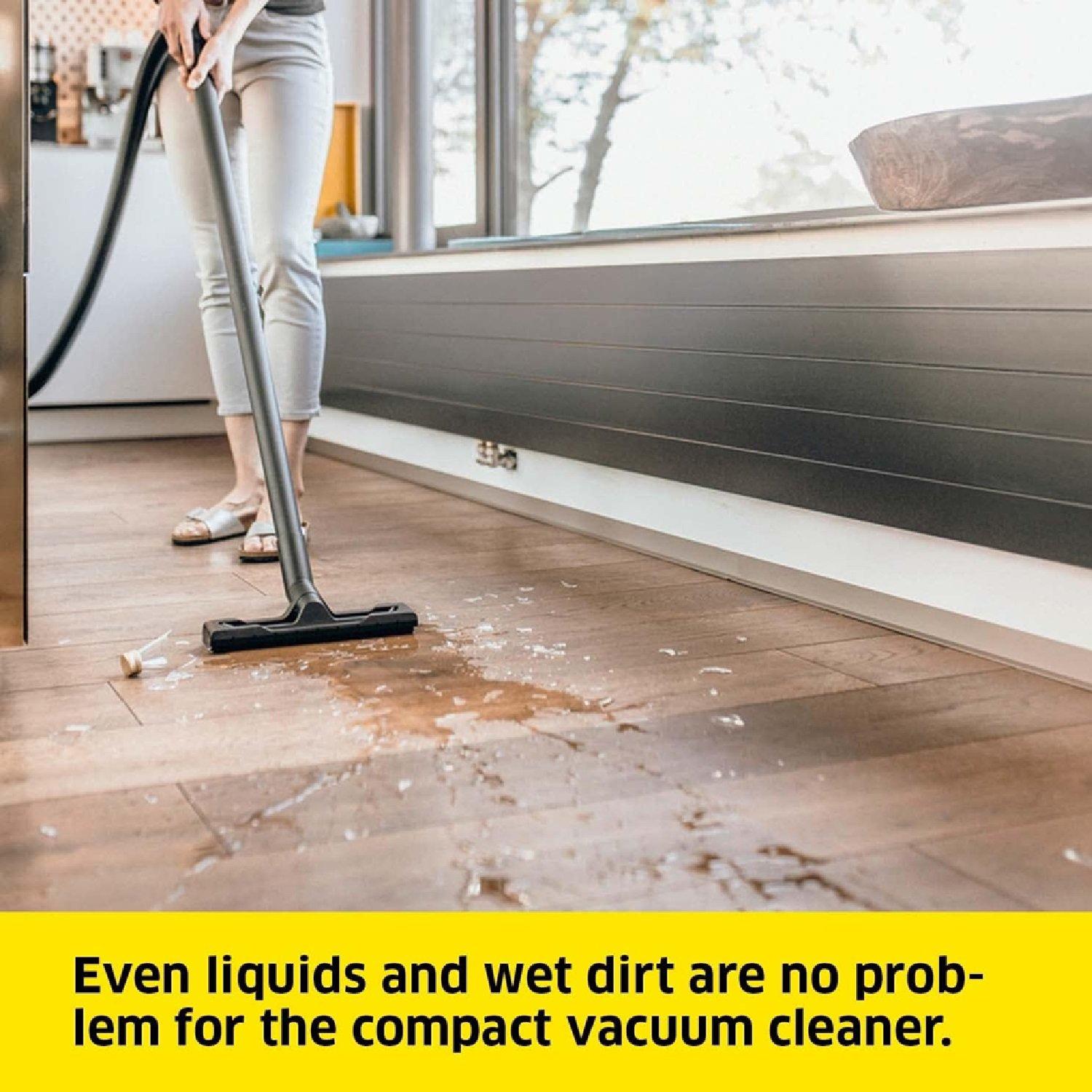 Yellow - Karcher - WD 2 Plus Cylinder Wet & Dry Vacuum Cleaner - 5