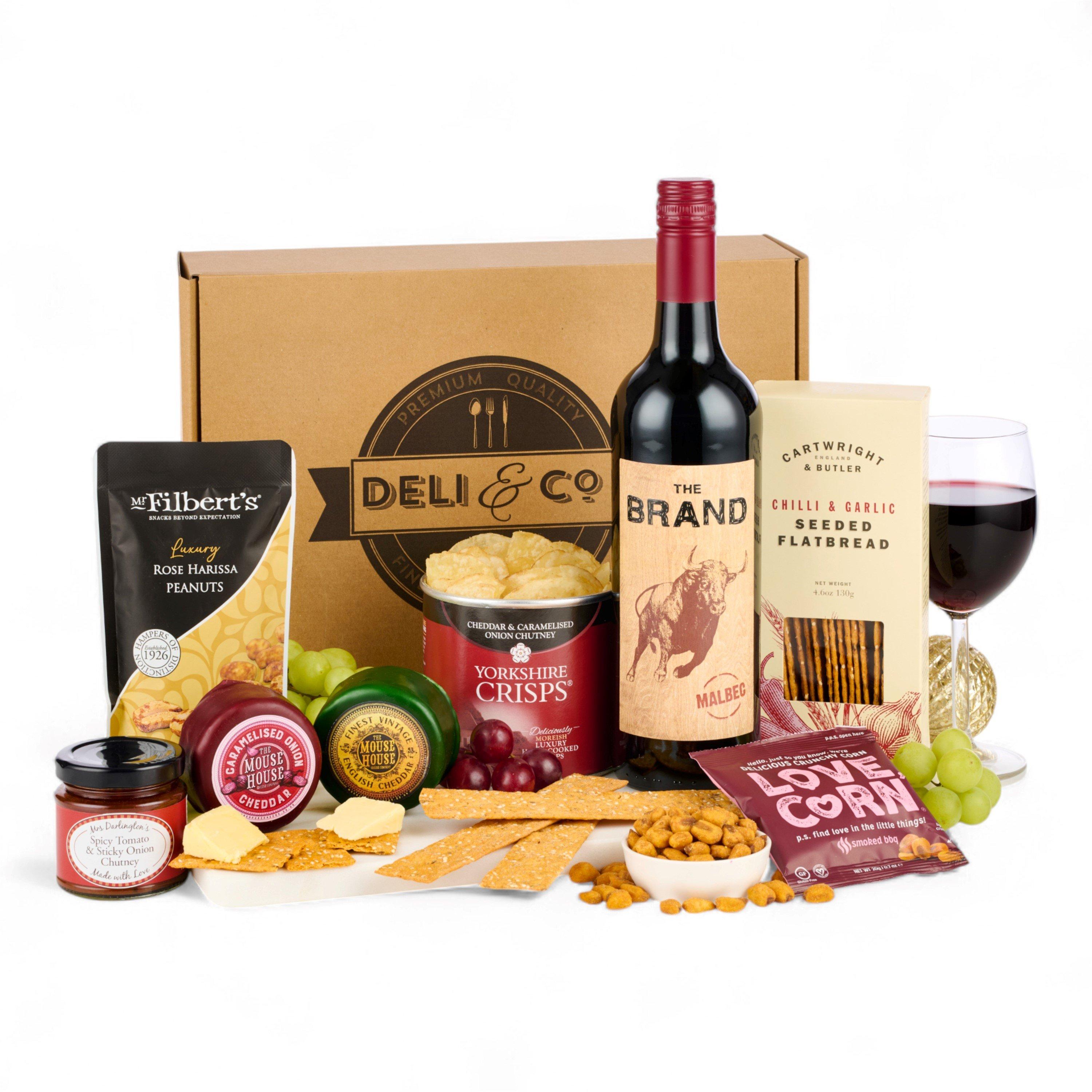 Multi - Spicers of Hythe - Wine & Cheese Gift Hamper