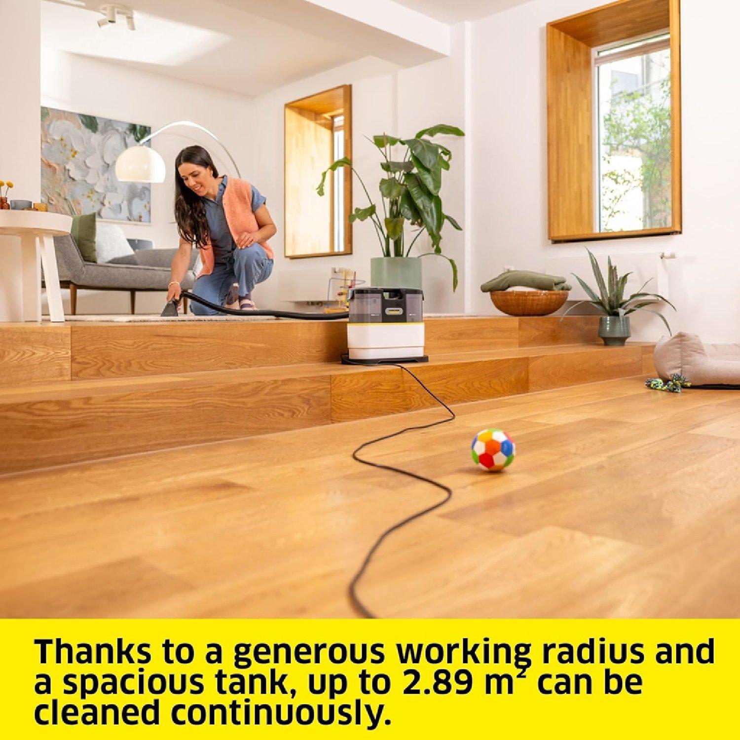 White - Karcher - SE 2 Spot Care Cylinder Carpet Cleaner - White - 4