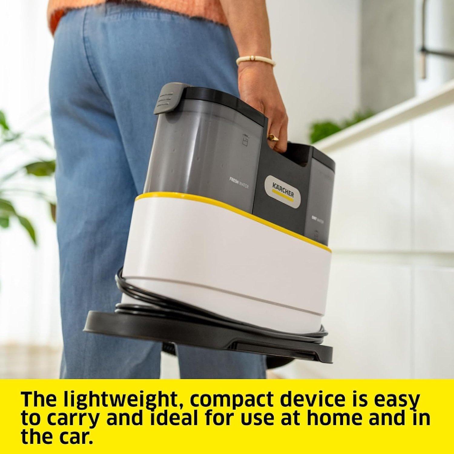 White - Karcher - SE 2 Spot Care Cylinder Carpet Cleaner - White - 7