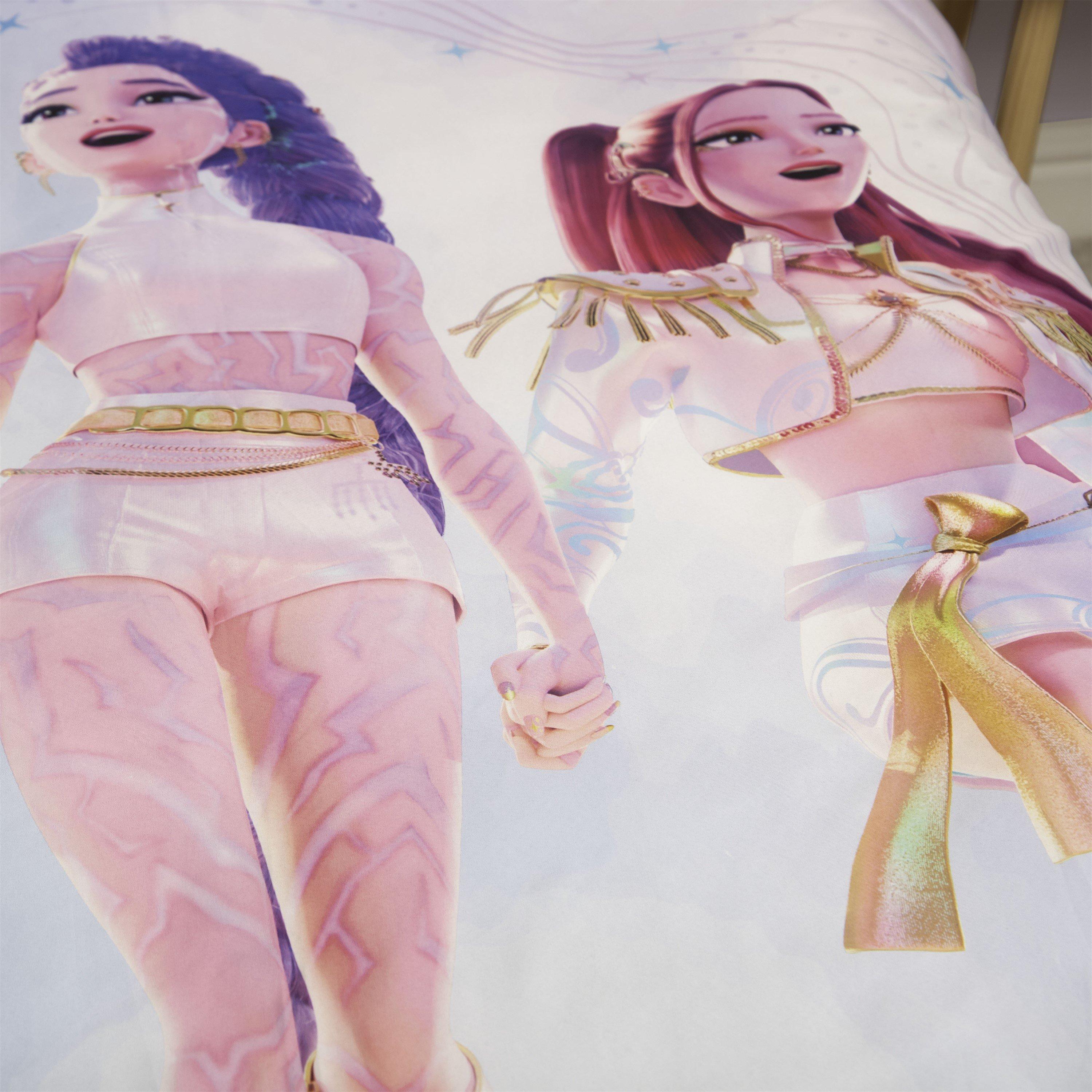Purple - K Pop Demon Hunters - KPop Demon Hunters Sound Single Duvet - 5