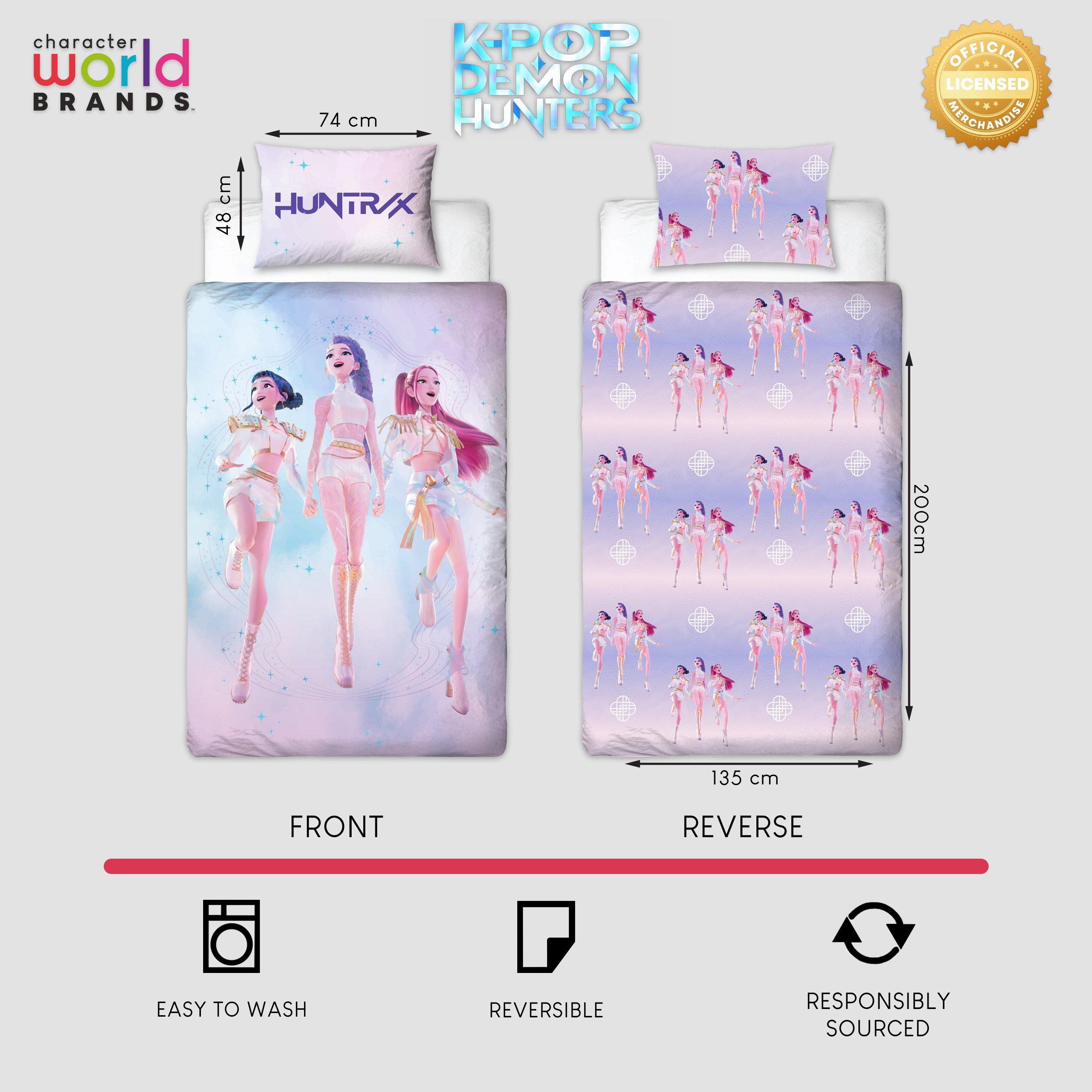 Purple - K Pop Demon Hunters - KPop Demon Hunters Sound Single Duvet - 9
