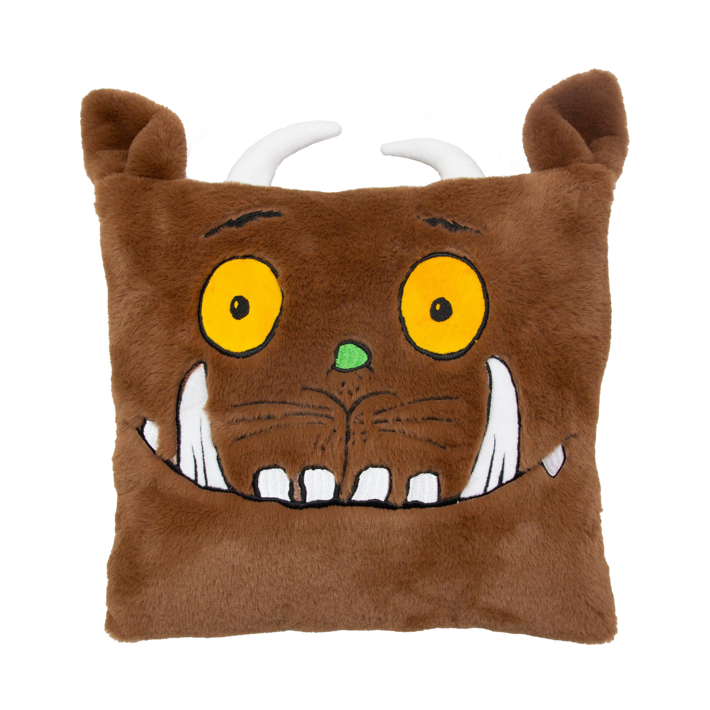 Gruffalo  Kids The Woodland Shaped Cushion - Brown