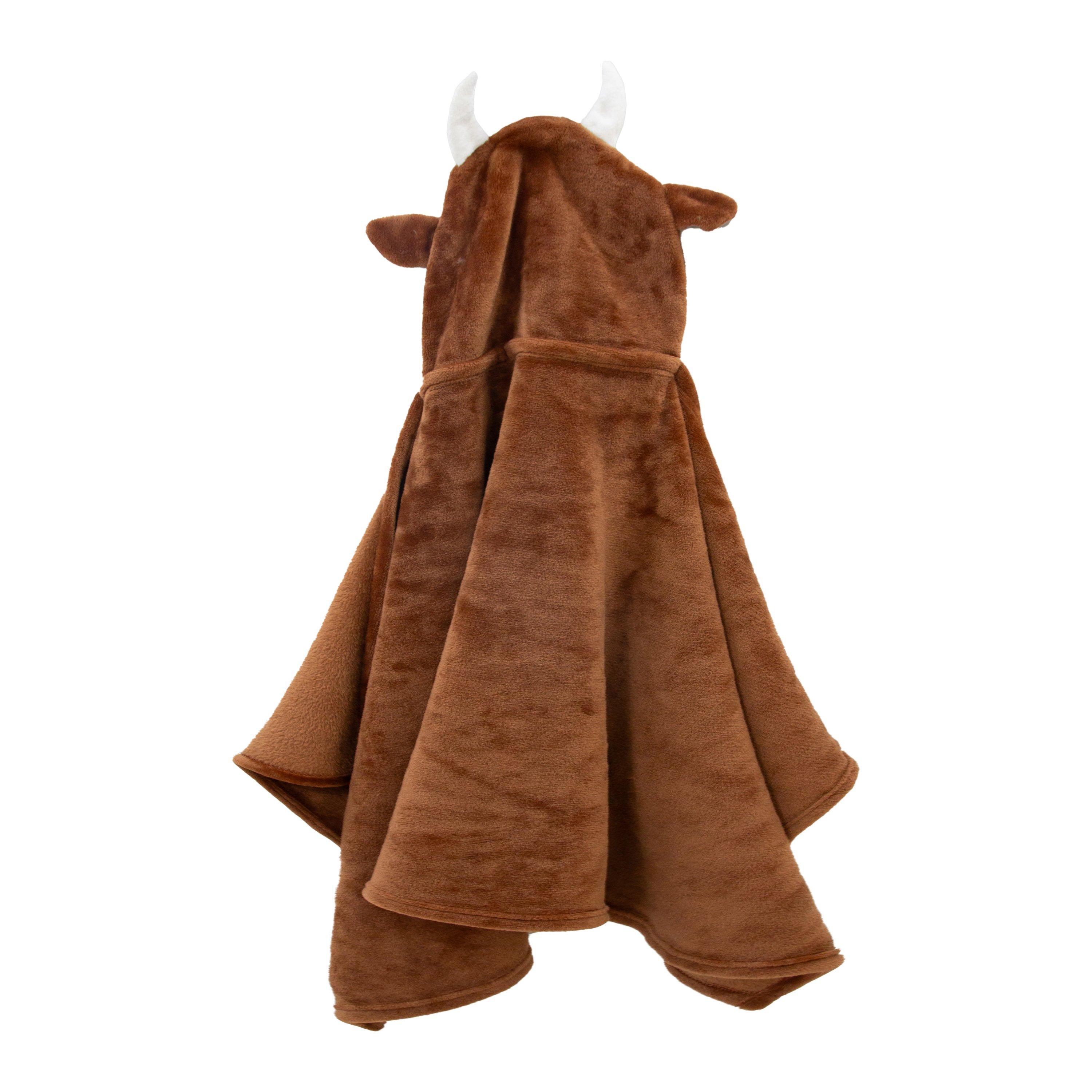 Brown - Gruffalo - The Gruffalo Woodland Hooded Blanket with 3D Hood - 2