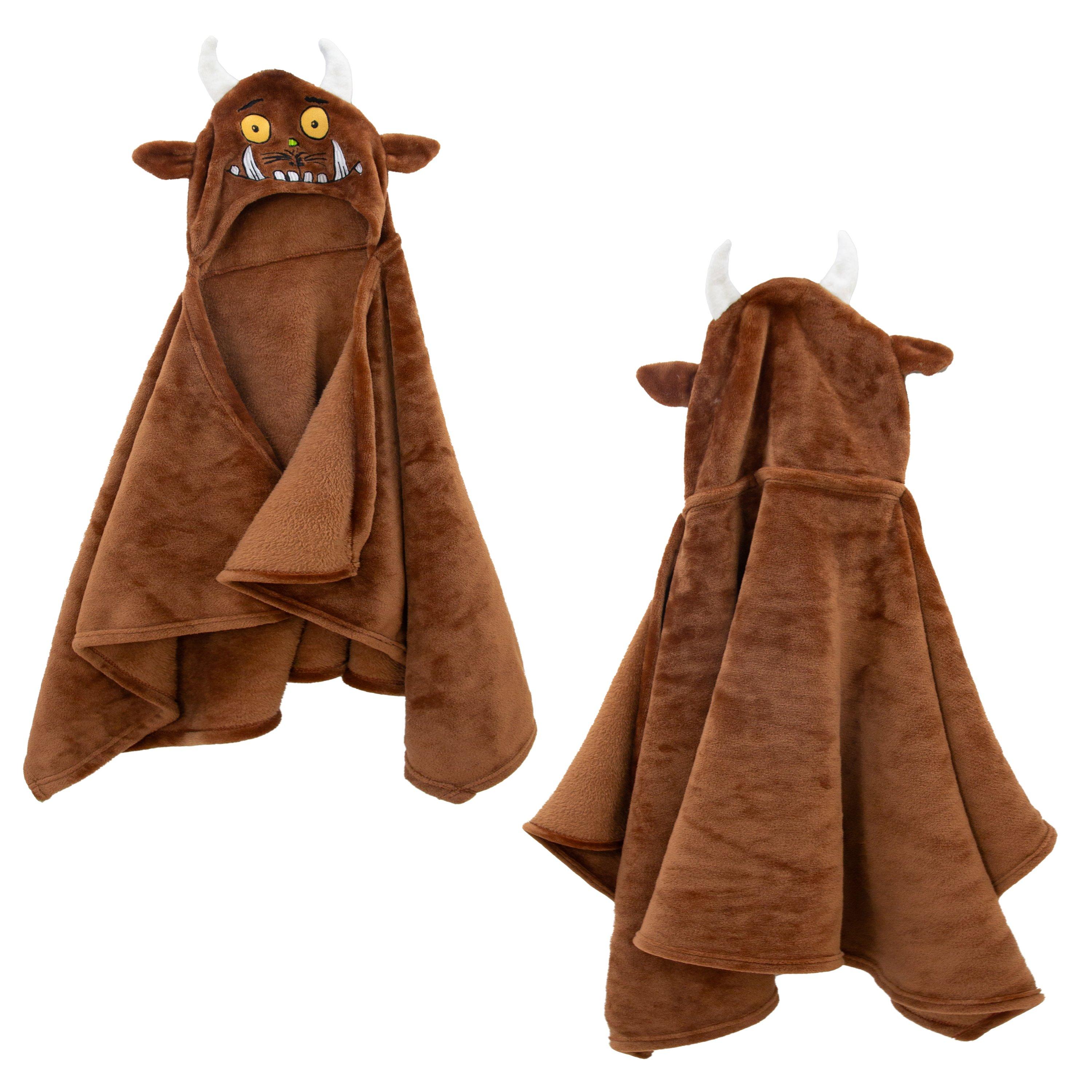 Brown - Gruffalo - The Gruffalo Woodland Hooded Blanket with 3D Hood - 3