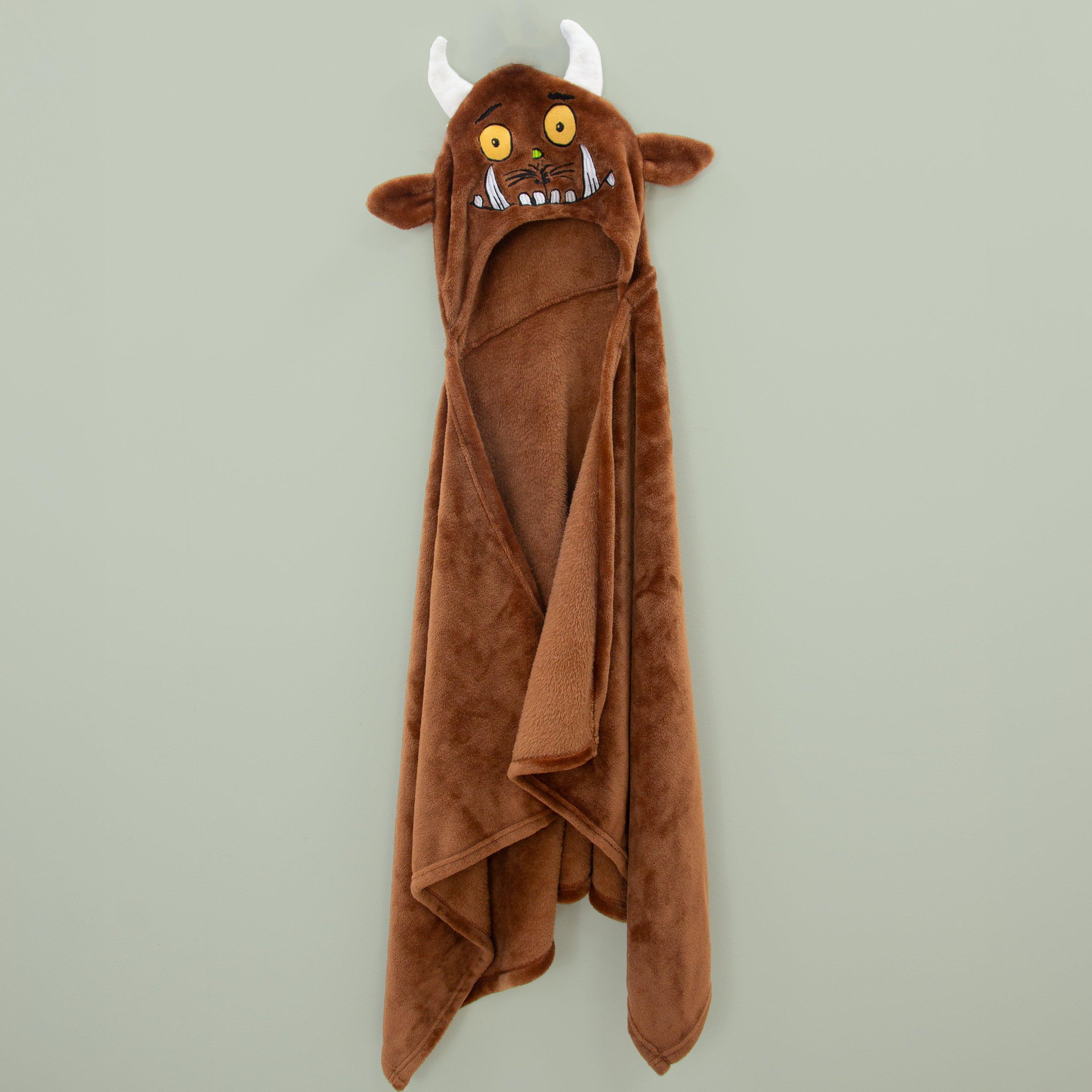 Brown - Gruffalo - The Gruffalo Woodland Hooded Blanket with 3D Hood - 4