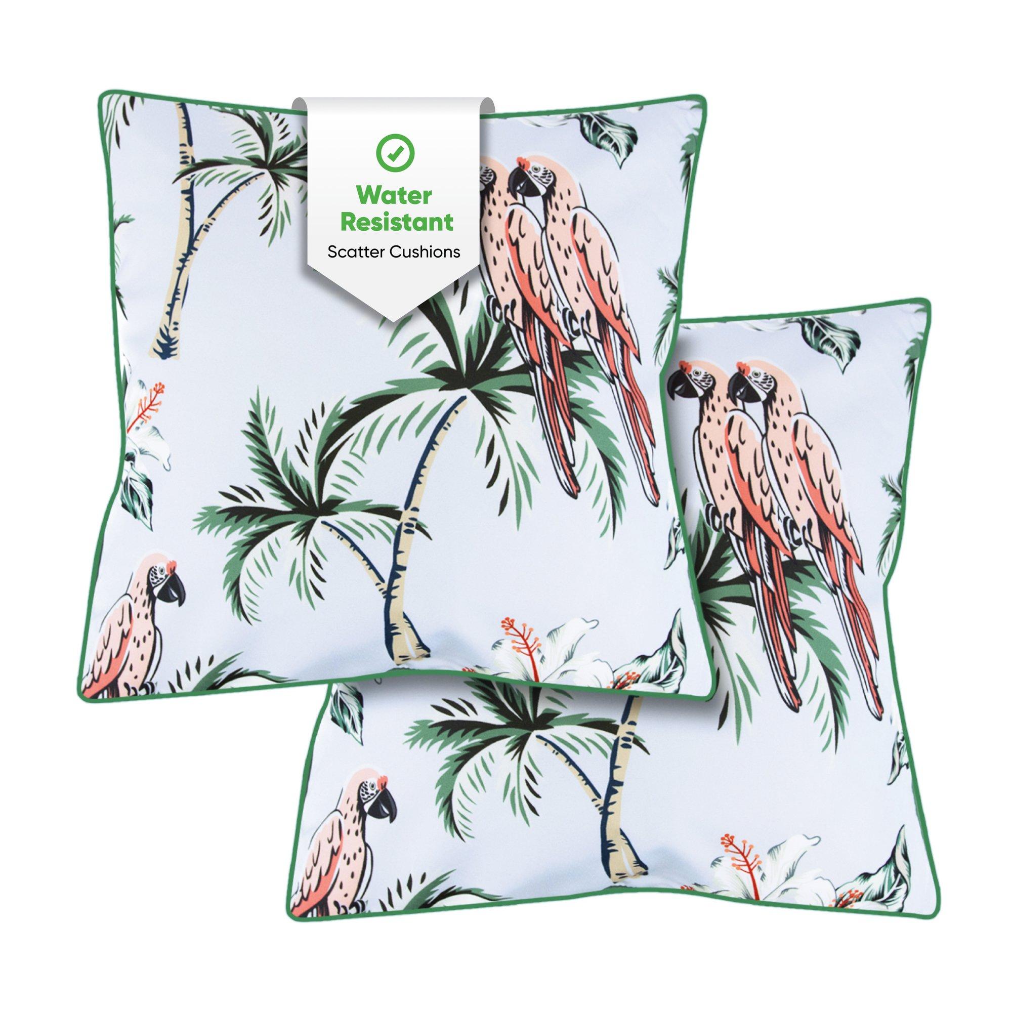Multi - Streetwize - Outdoor Pink Parrot Scatter Cushions - 1