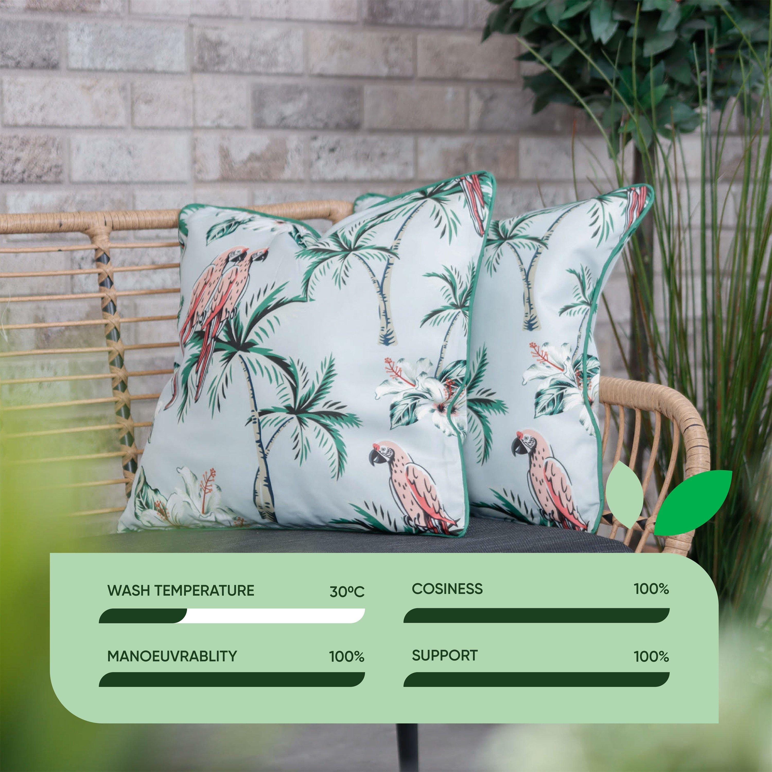 Multi - Streetwize - Outdoor Pink Parrot  Scatter Cushions - 3