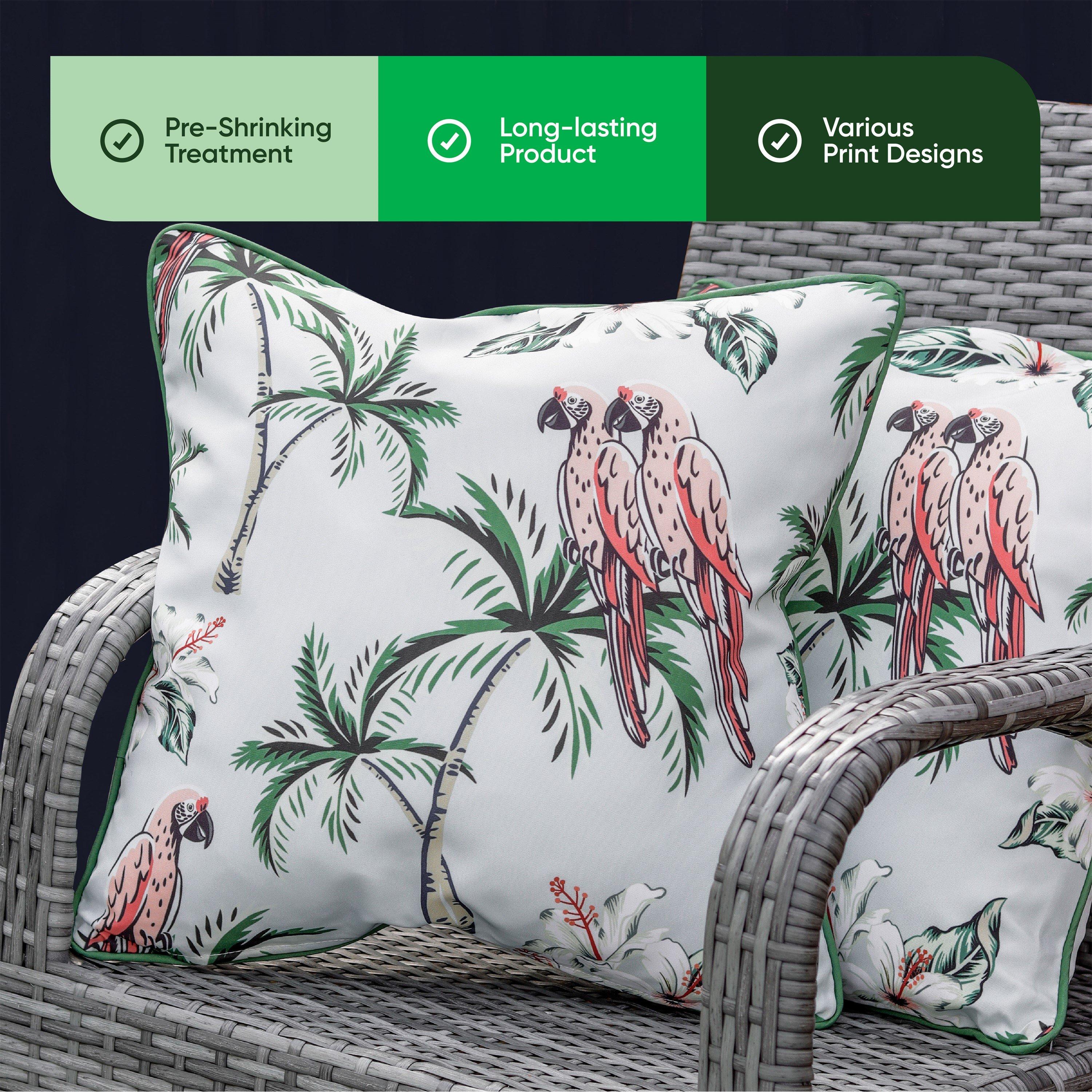 Multi - Streetwize - Outdoor Pink Parrot  Scatter Cushions - 4