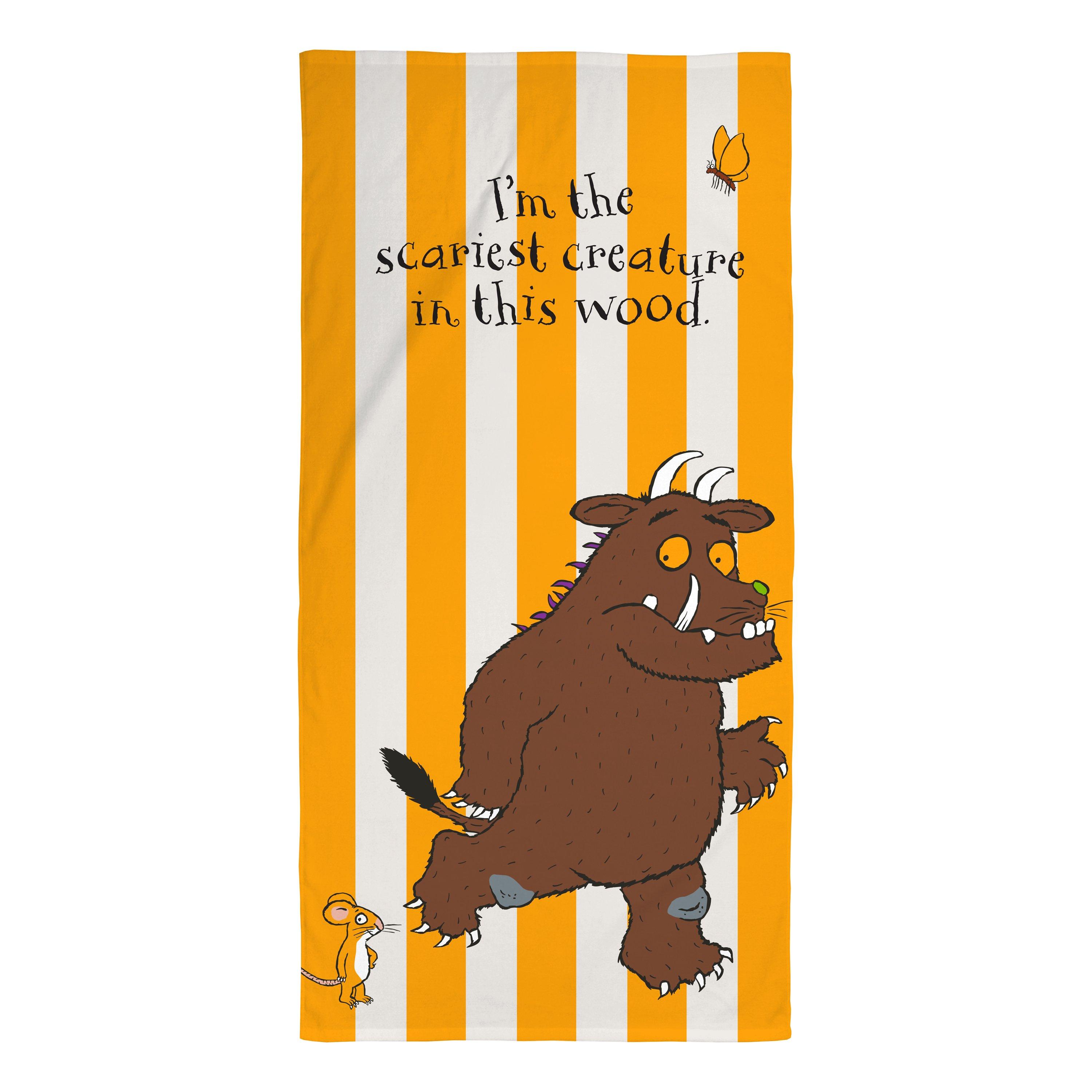 Yellow - Gruffalo - The Gruffalo Woodland Beach Towel - 1