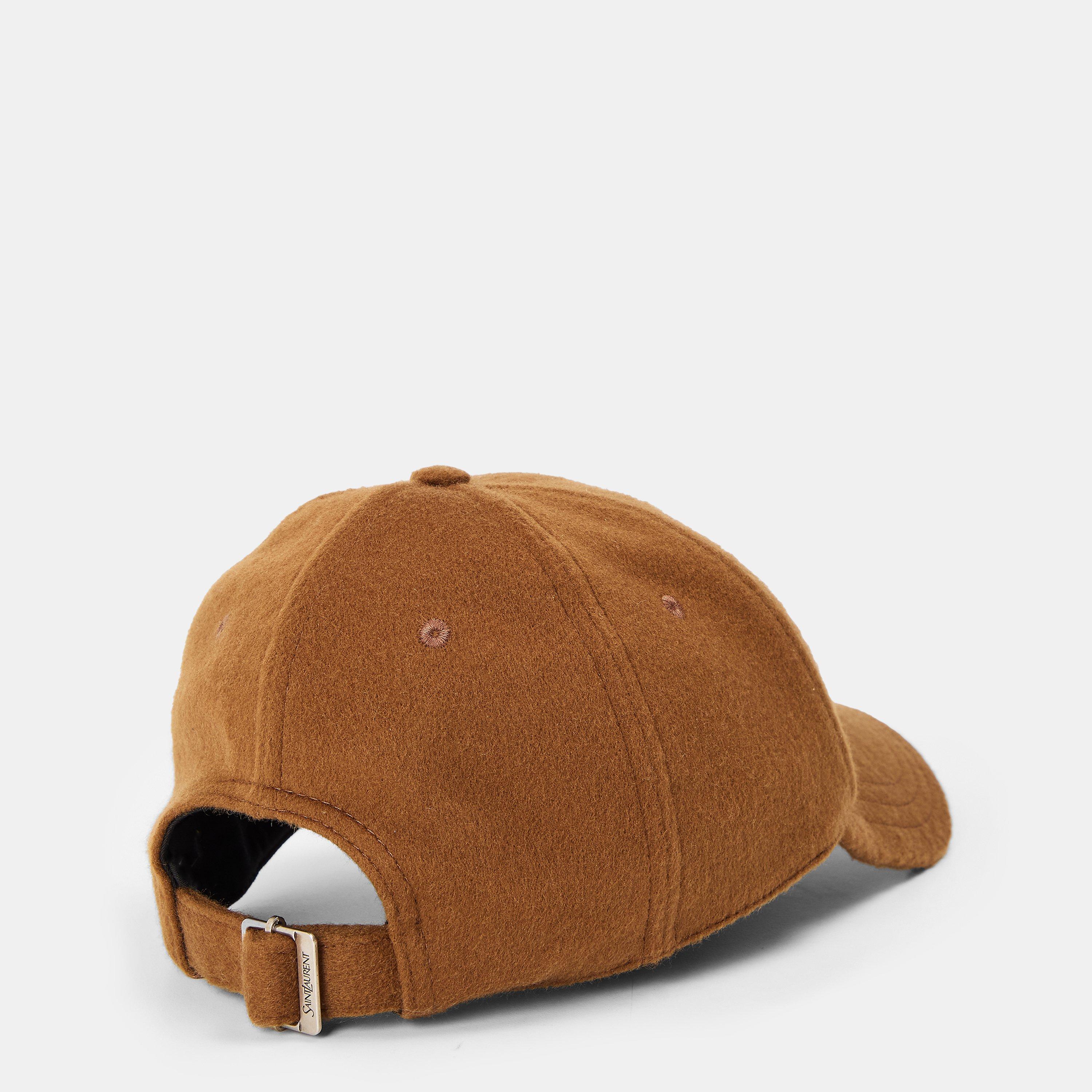 Beige - Saint Laurent - Women's Baseball Caps - 2
