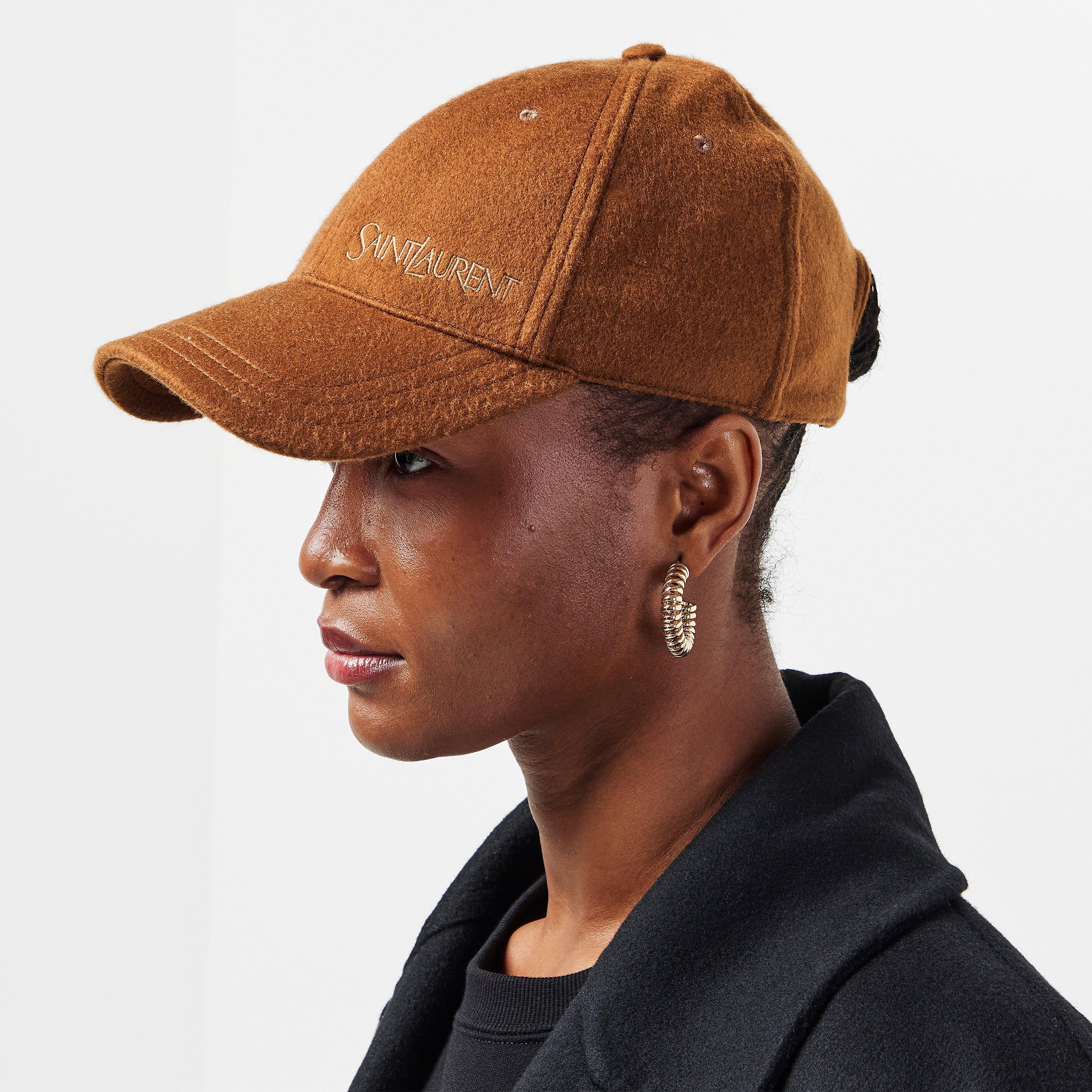 Beige - Saint Laurent - Women's Baseball Caps - 3