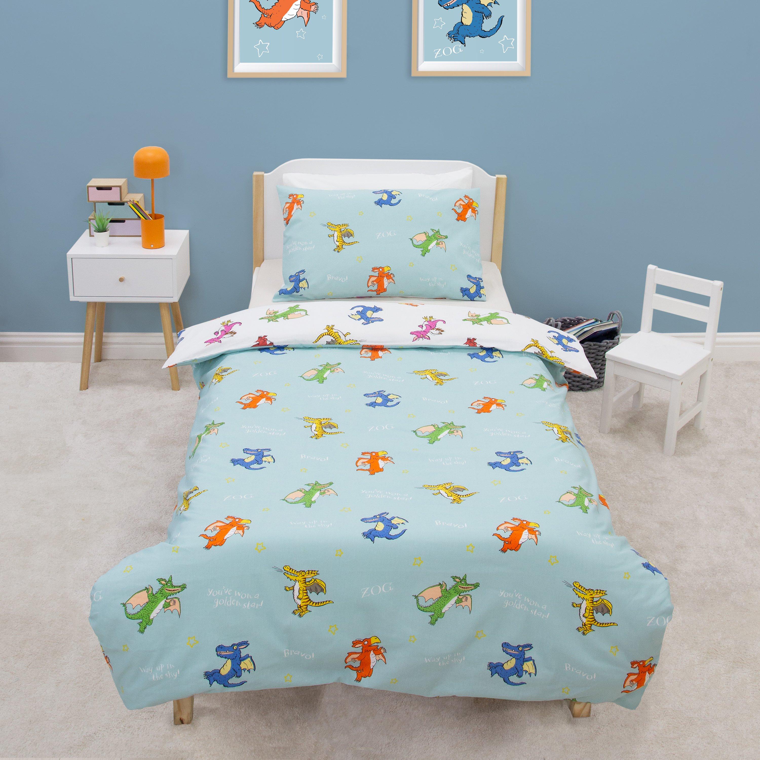 Multicolour - Julia Donaldson - Zog Stars Single Rotary Duvet - 4
