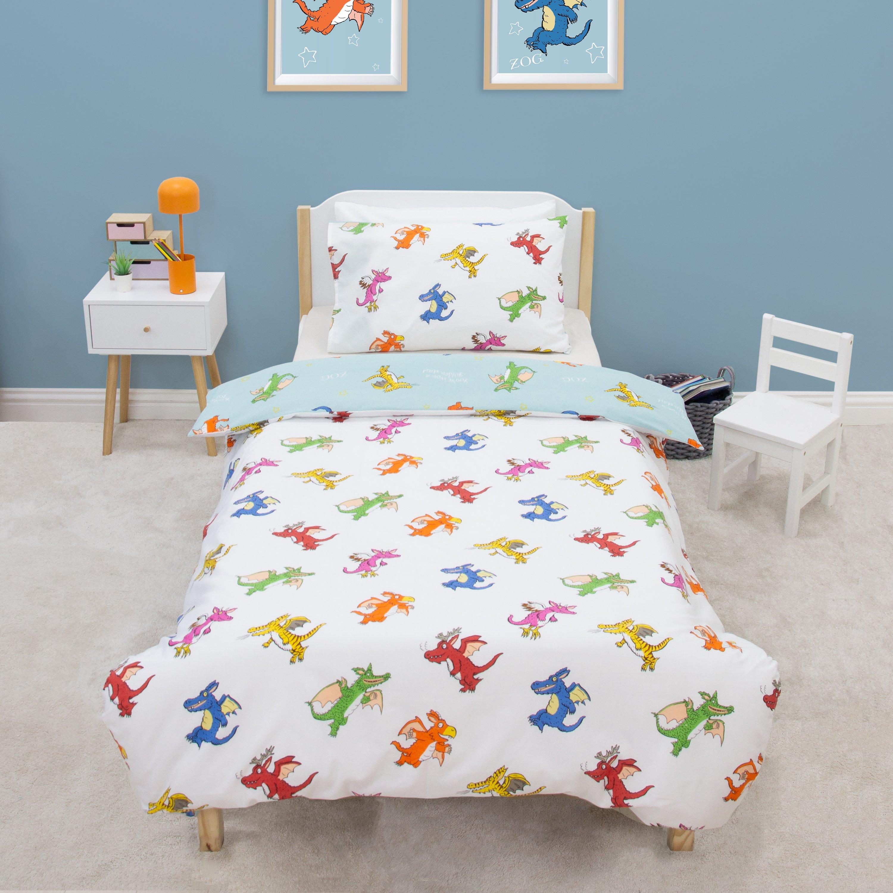 Multicolour - Julia Donaldson - Zog Stars Single Rotary Duvet - 5