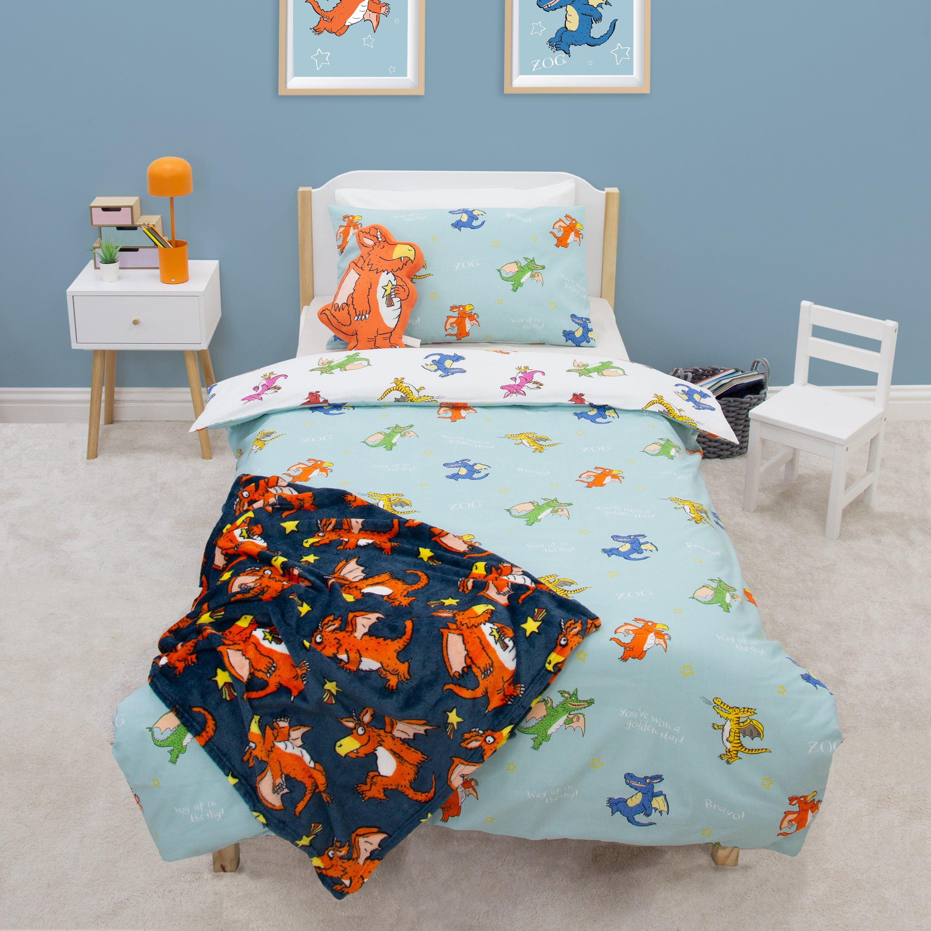 Multicolour - Julia Donaldson - Zog Stars Single Rotary Duvet - 6