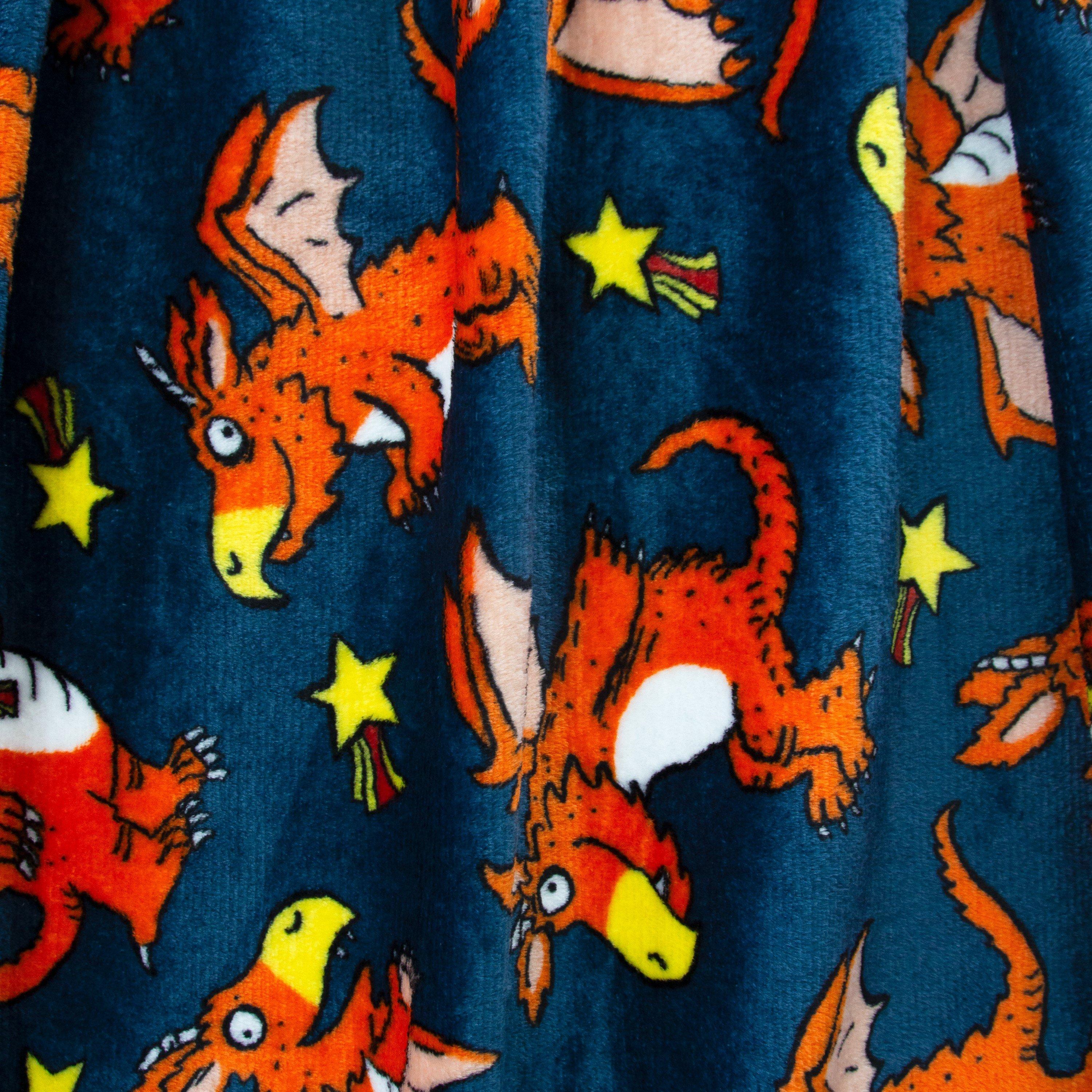 Blue - Julia Donaldson - Zog Stars Fleece Blanket - 3