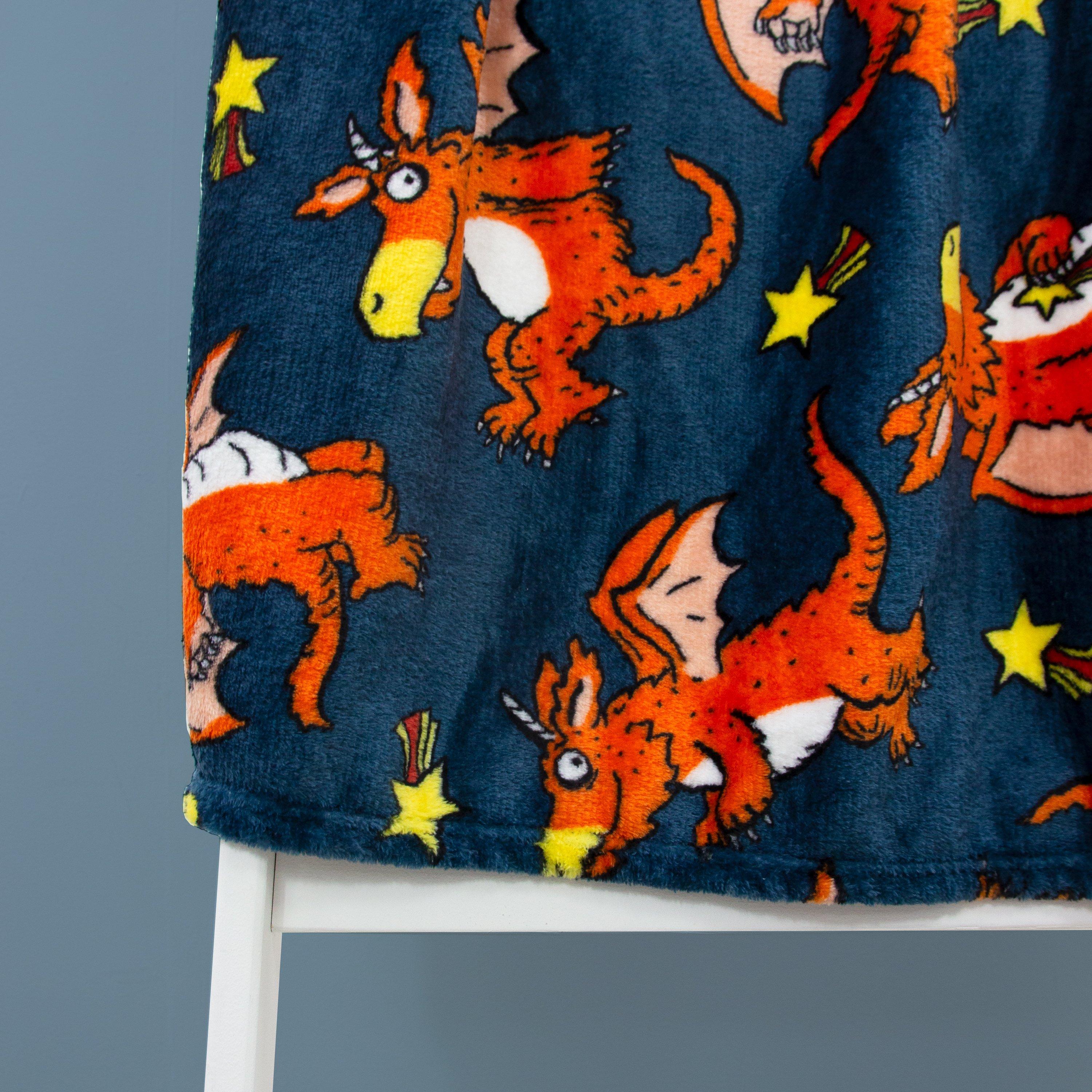 Blue - Julia Donaldson - Zog Stars Fleece Blanket - 4