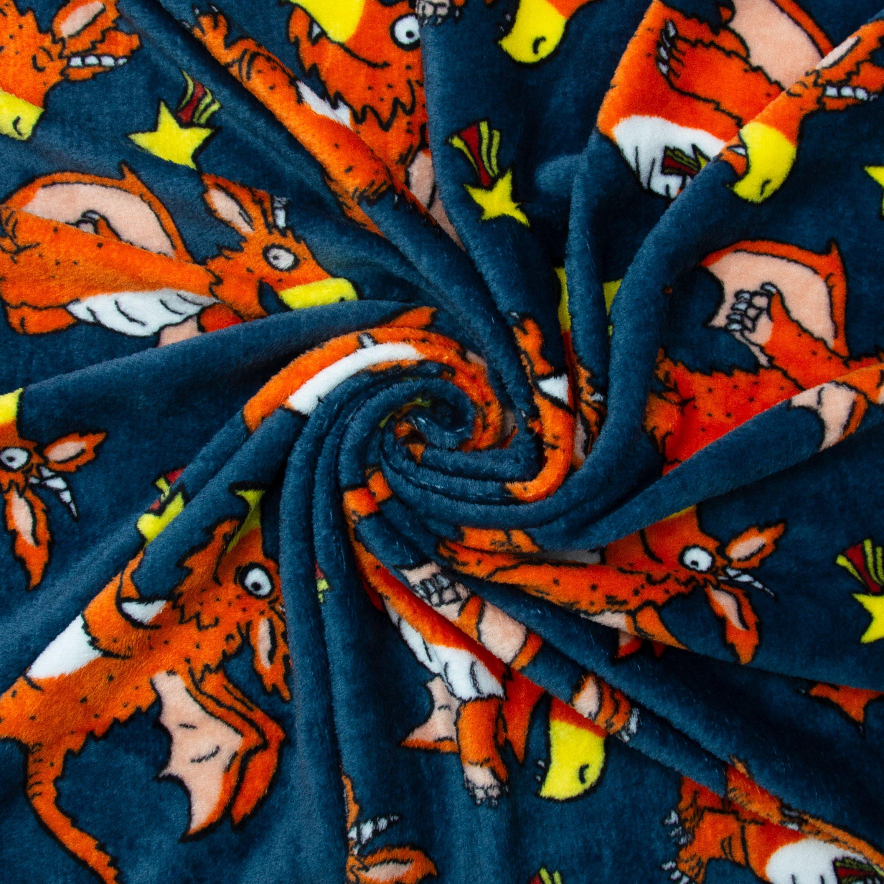 Blue - Julia Donaldson - Zog Stars Fleece Blanket - 5