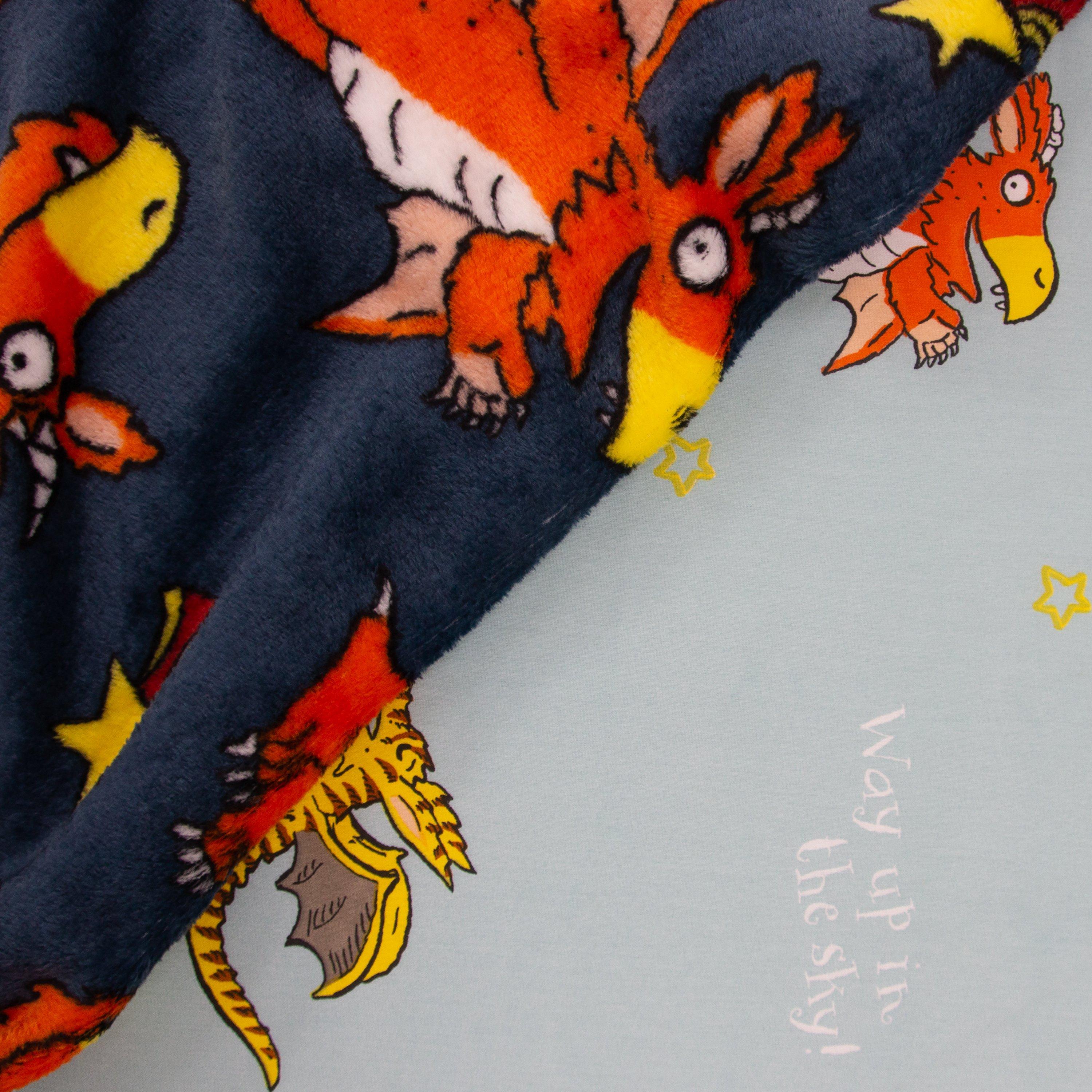 Blue - Julia Donaldson - Zog Stars Fleece Blanket - 6