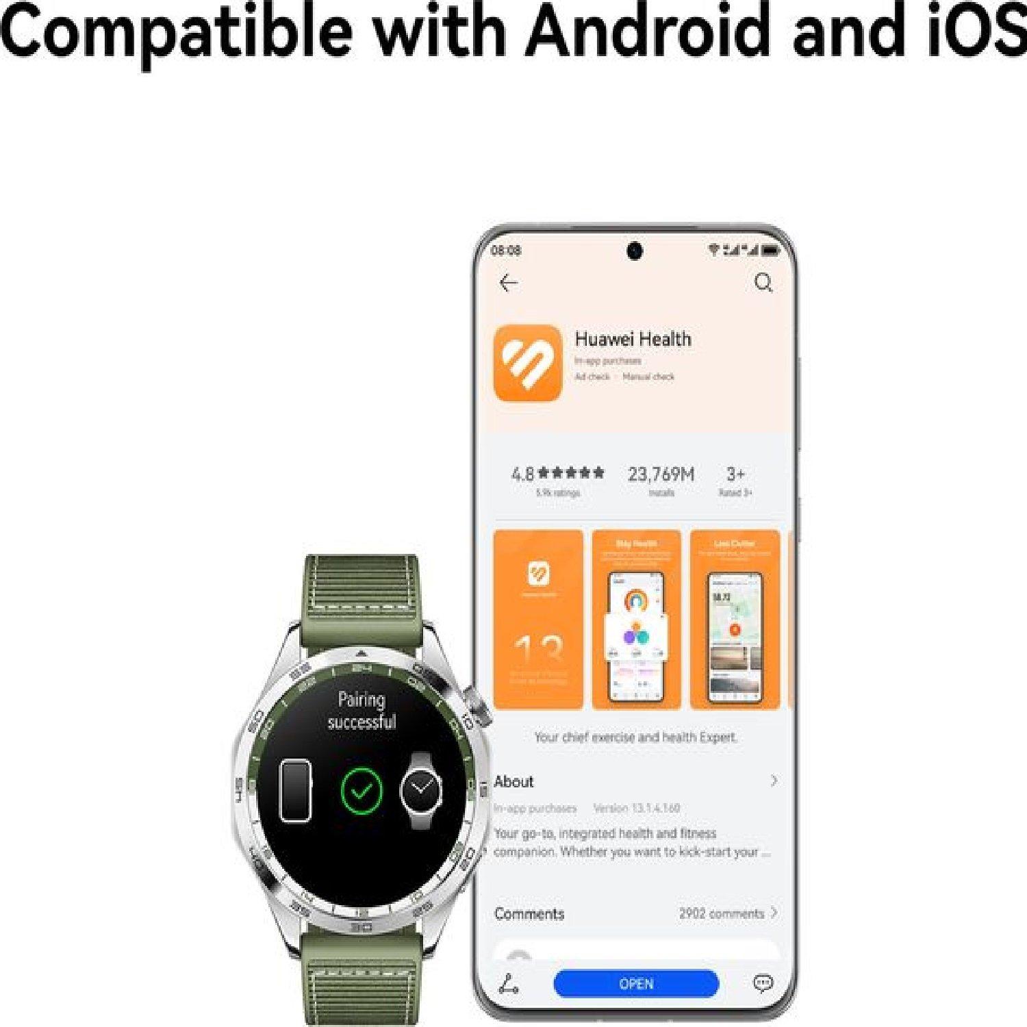 Green - Huawei - HUAWEI Watch GT 4 - 46 mm - 3