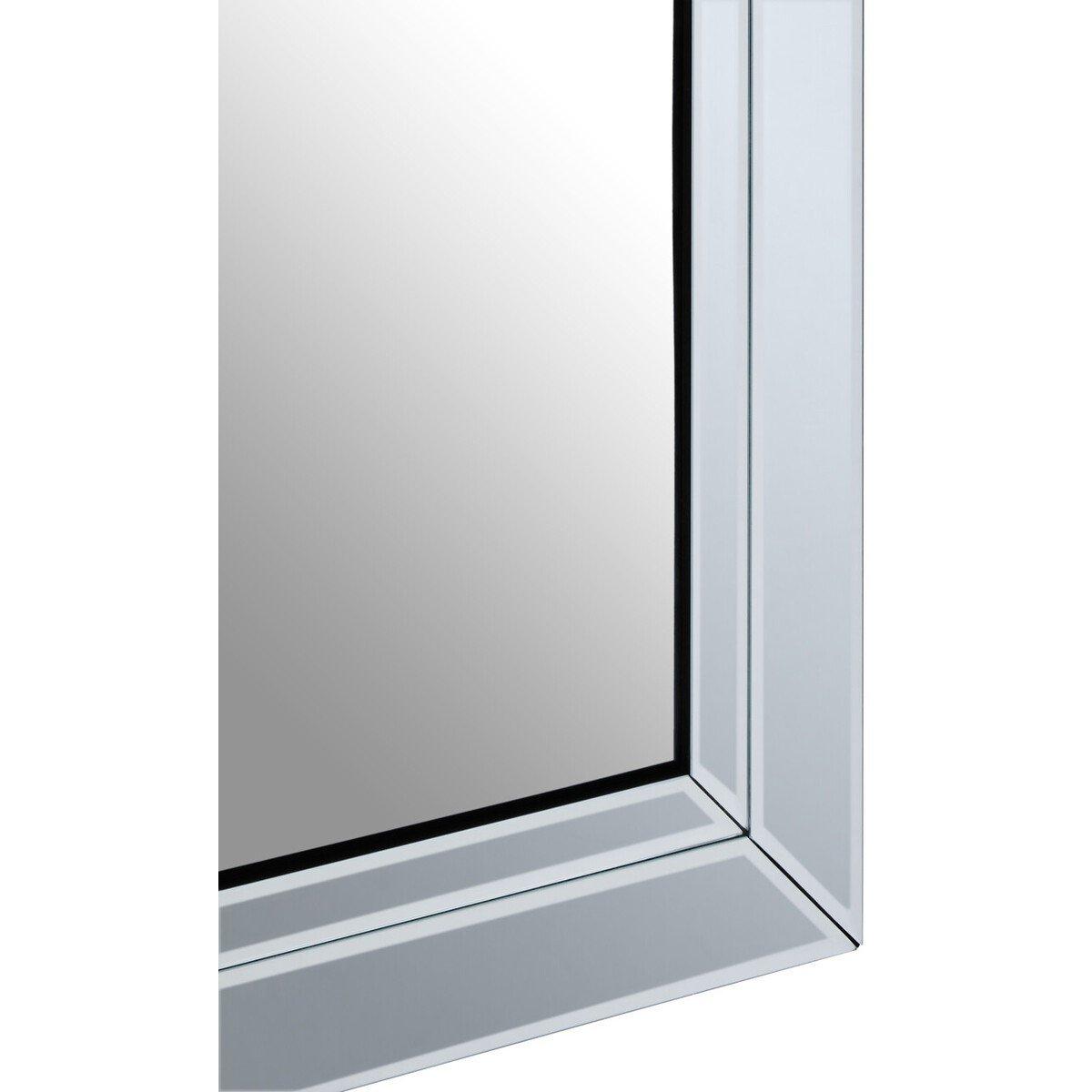 Clear - Interiors by Premier - Sana Small Square Bevelled Wall Mirror - 3