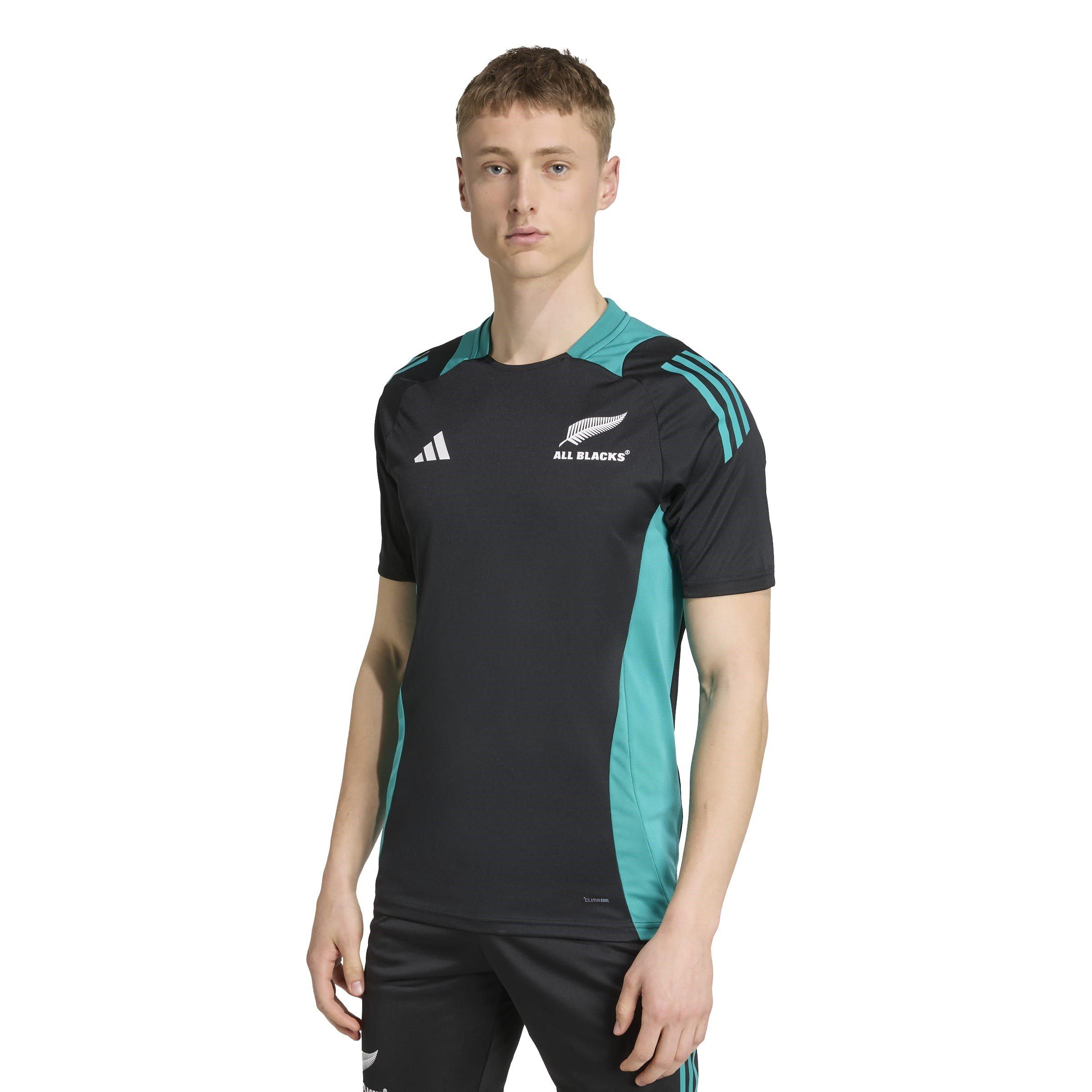 Black/Teal - adidas - All Blacks Performance T-Shirt 2025 Mens - 2