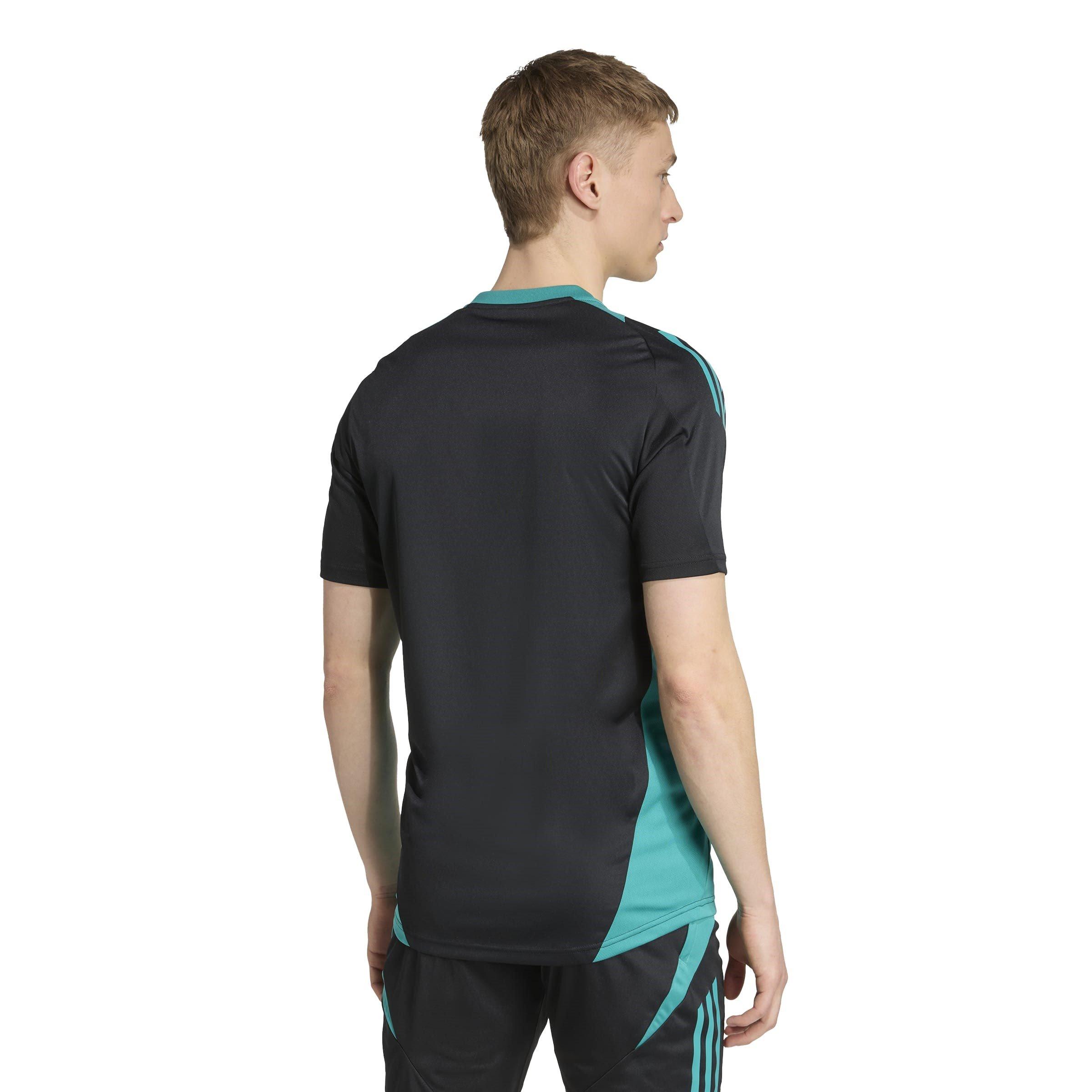 Black/Teal - adidas - All Blacks Performance T-Shirt 2025 Mens - 3