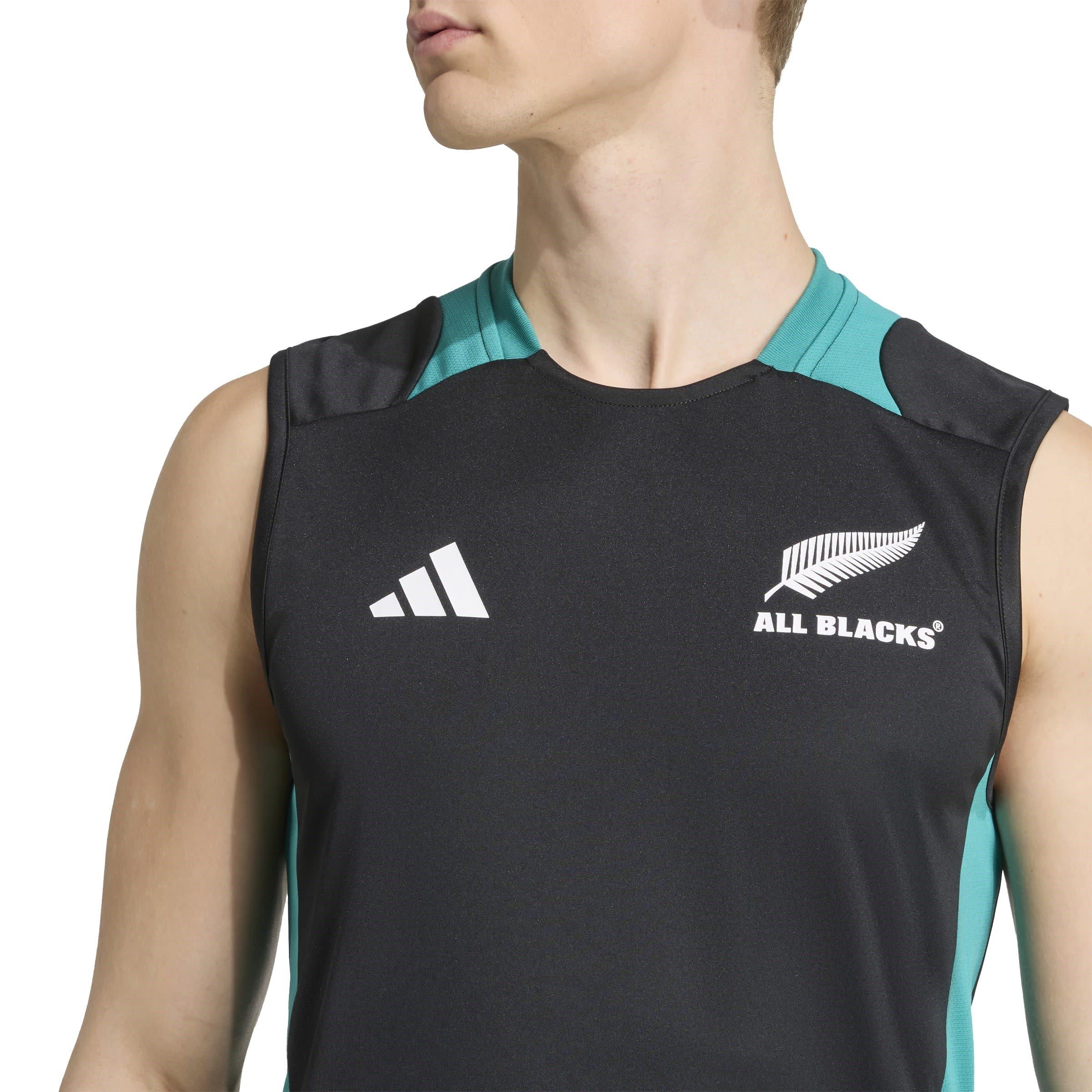 Black/Teal - adidas - All Blacks Vest 2025 Mens - 5