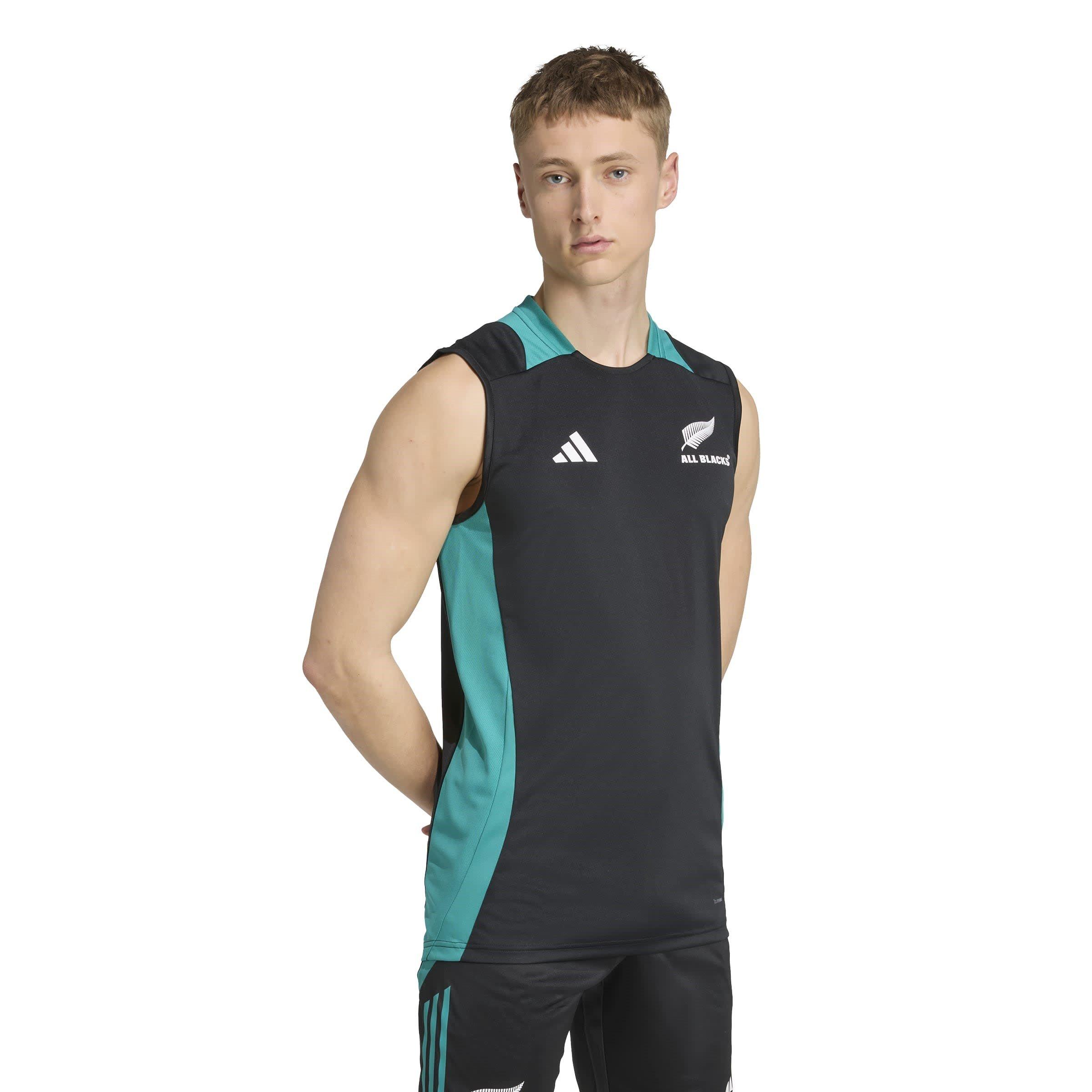 Black/Teal - adidas - All Blacks Vest 2025 Mens - 6