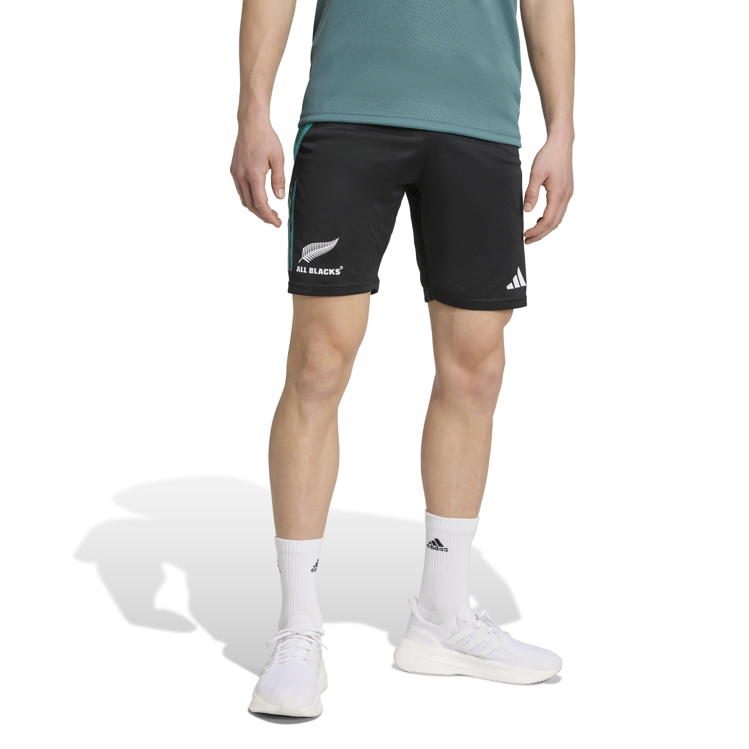 Sort/Teal - adidas - All Blacks Gym Shorts Mens - 2