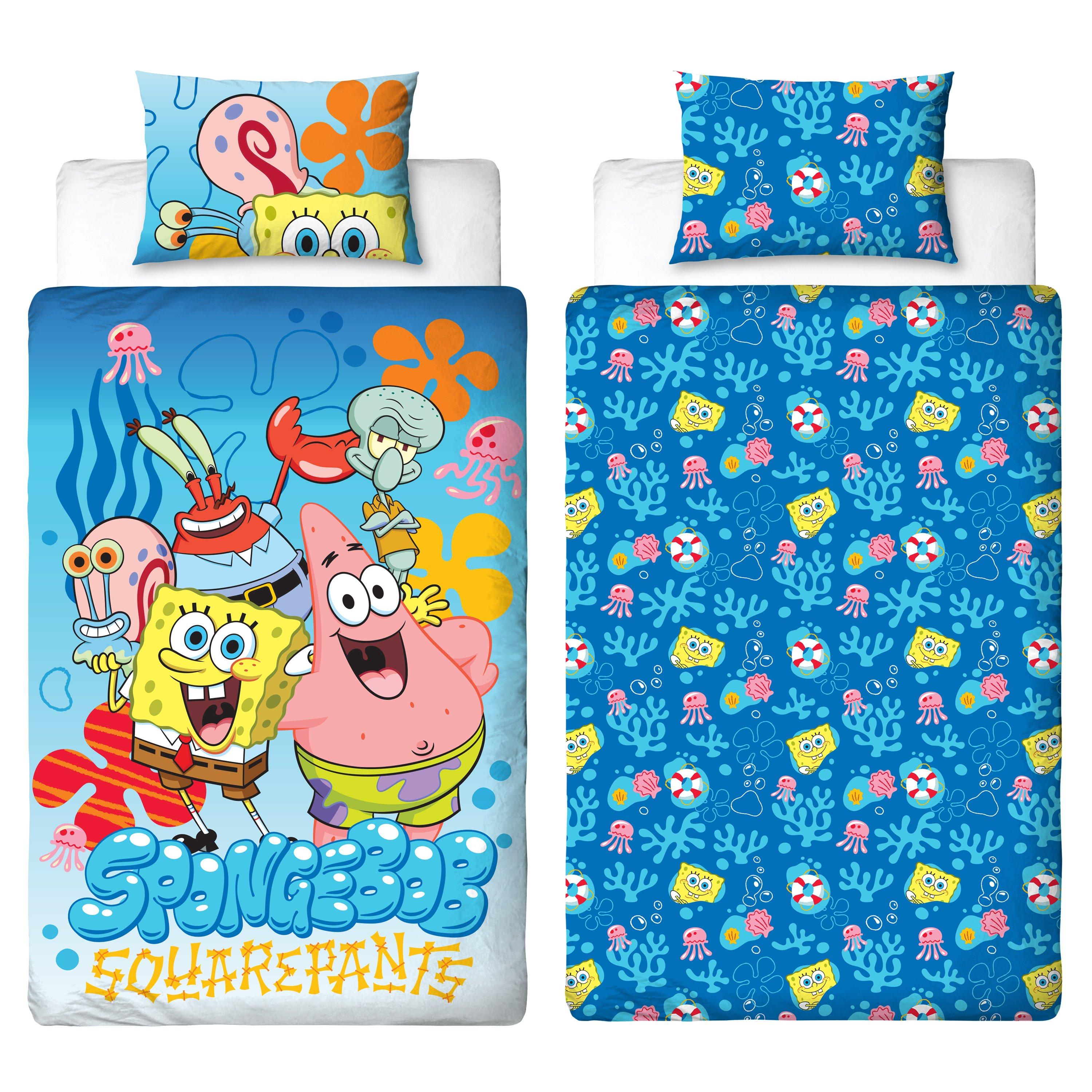 Multicolour - SpongeBob Squarepants - Spongebob Squarepants Squared Single Duvet - 3